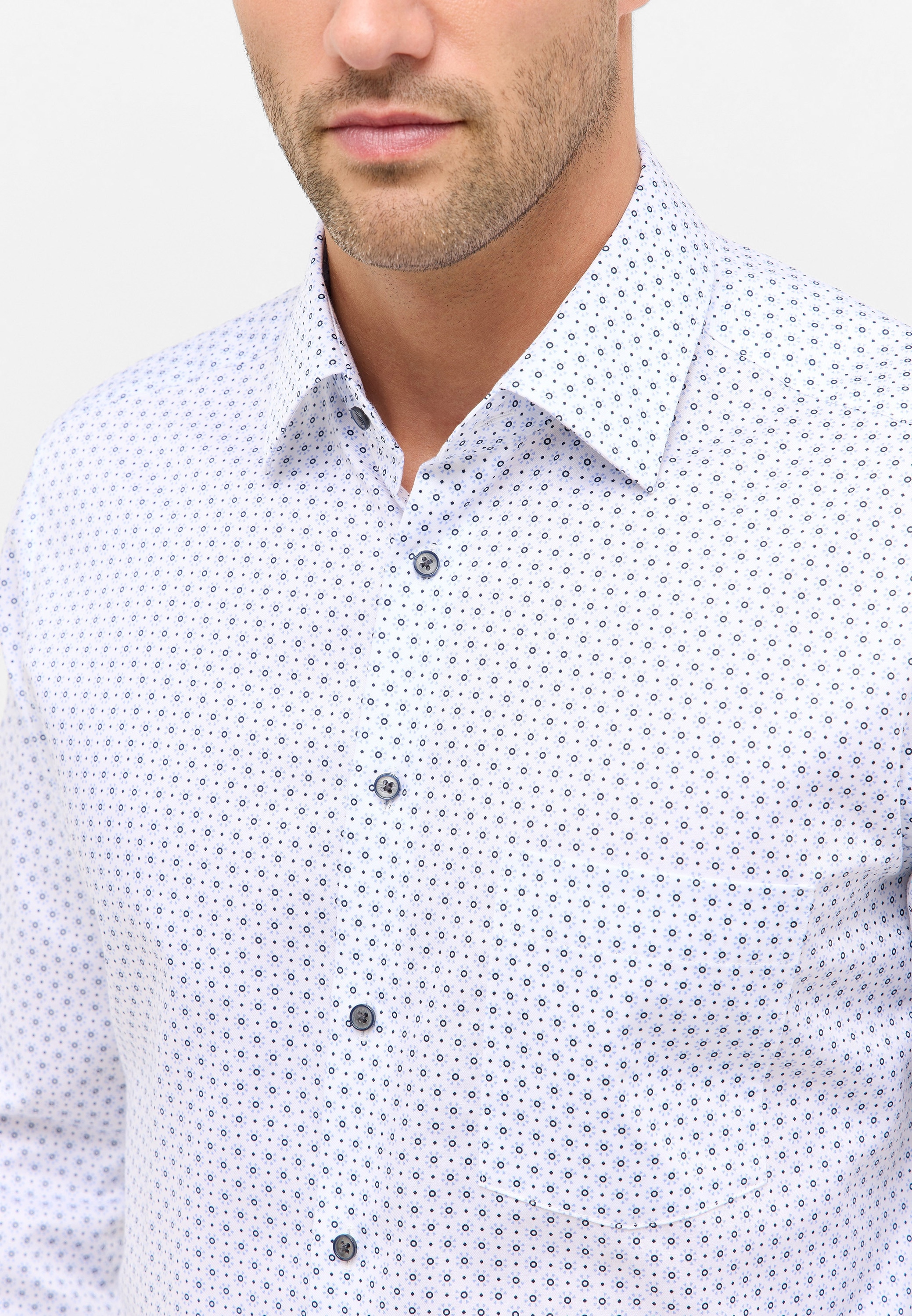 Eterna Chemise à manches longues »MODERN FIT«, NON IRON (bügelfrei)
