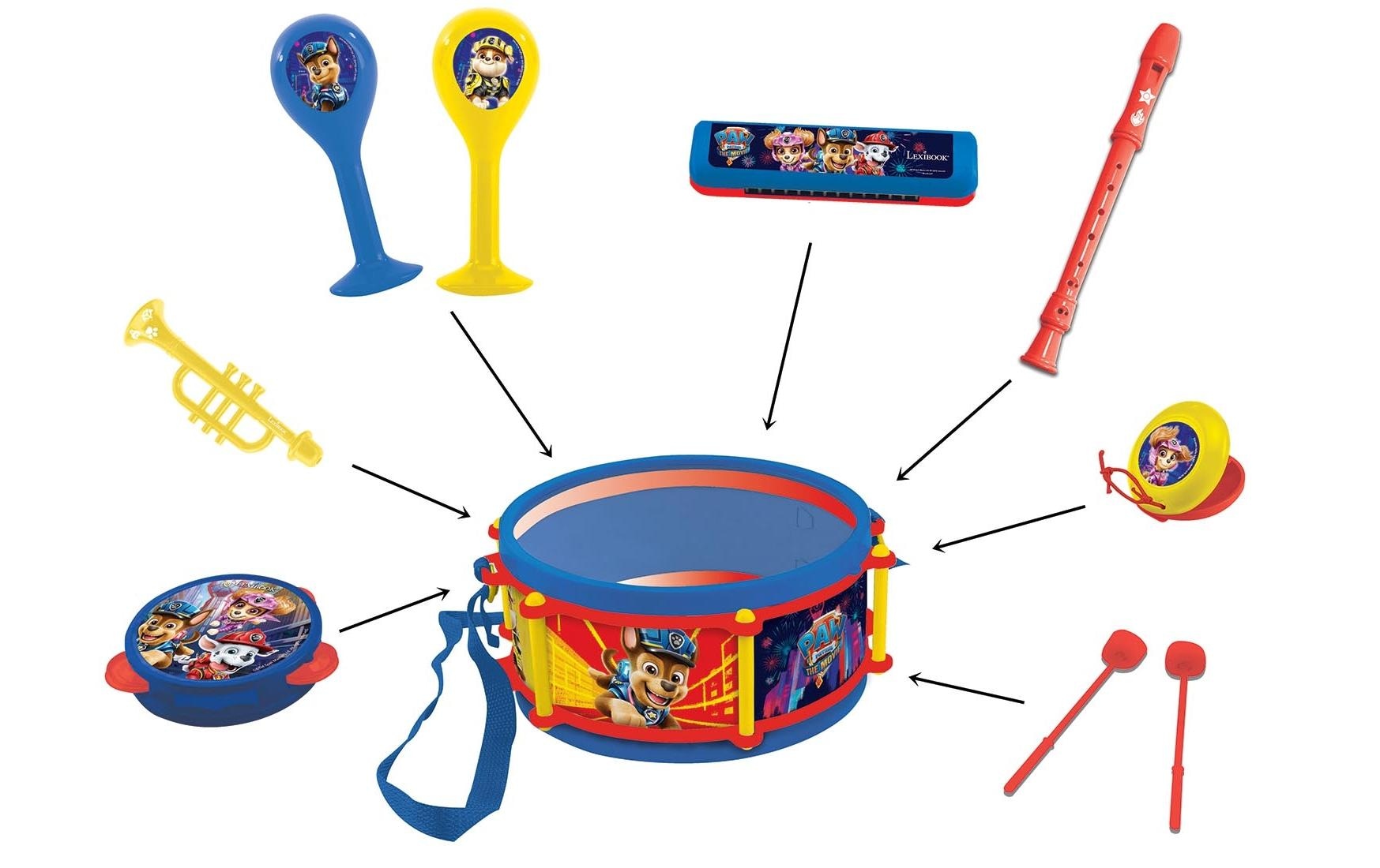 Lexibook® Spielzeug-Musikinstrument »Paw Patrol 7-teiliges Musikset«