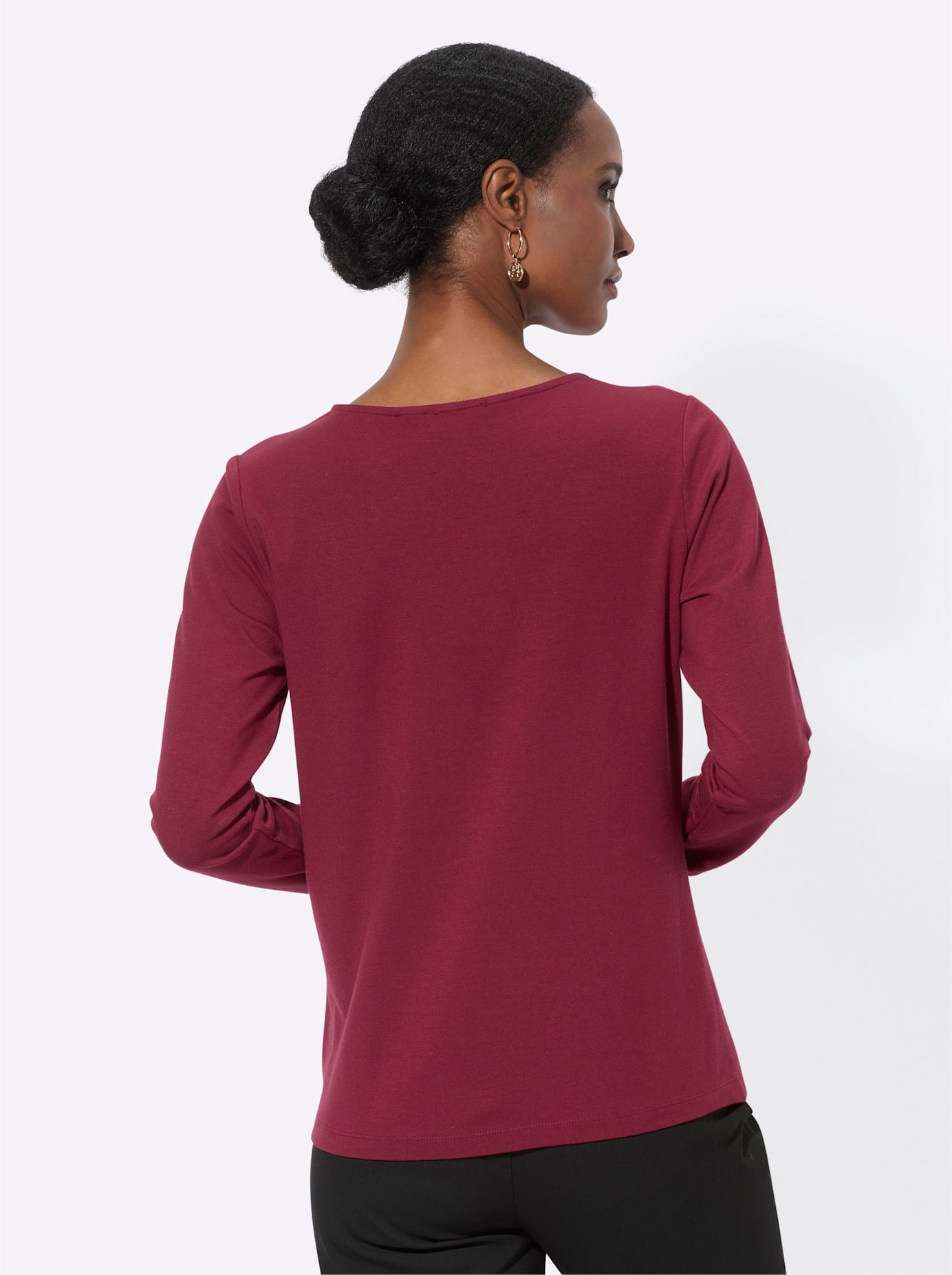 creation L Langarmshirt »Modal-Baumwoll-Shirt«, (1 tlg.)