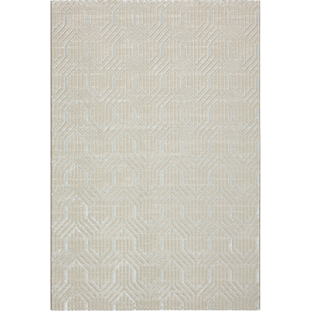 merinos Teppich »Creation 50057«, rechteckig, elegant, glänzend, Kurzflor, pflegeleicht, Wohnzimmer