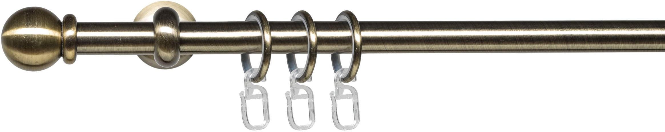 Image of Liedeco Gardinenstange "Esp Kugel" Ø 16 mm 1 läufig-läufig Fixmass 1-läufig im Fixmass Ø 16 mm