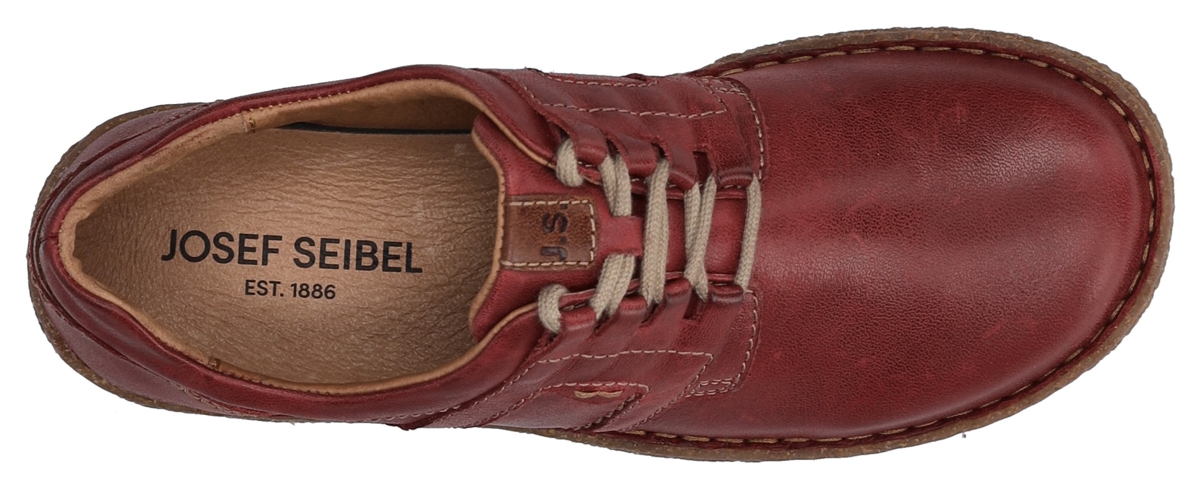Josef Seibel Schnürschuh »Neele 44«  Freizeitschuh, Komfortschuh mit Wechselfussbett aus Leder