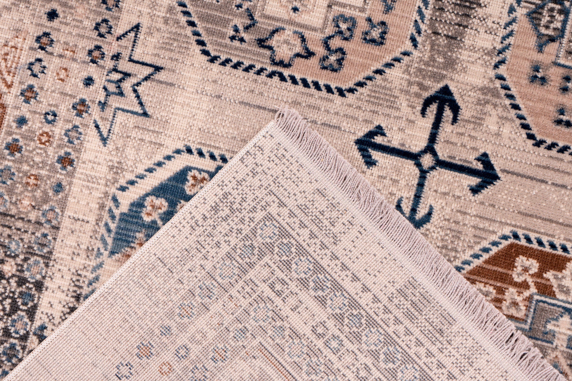 my home Teppich »Chellestee« rechteckig 5 mm Höhe vintage, Wohnzimmer