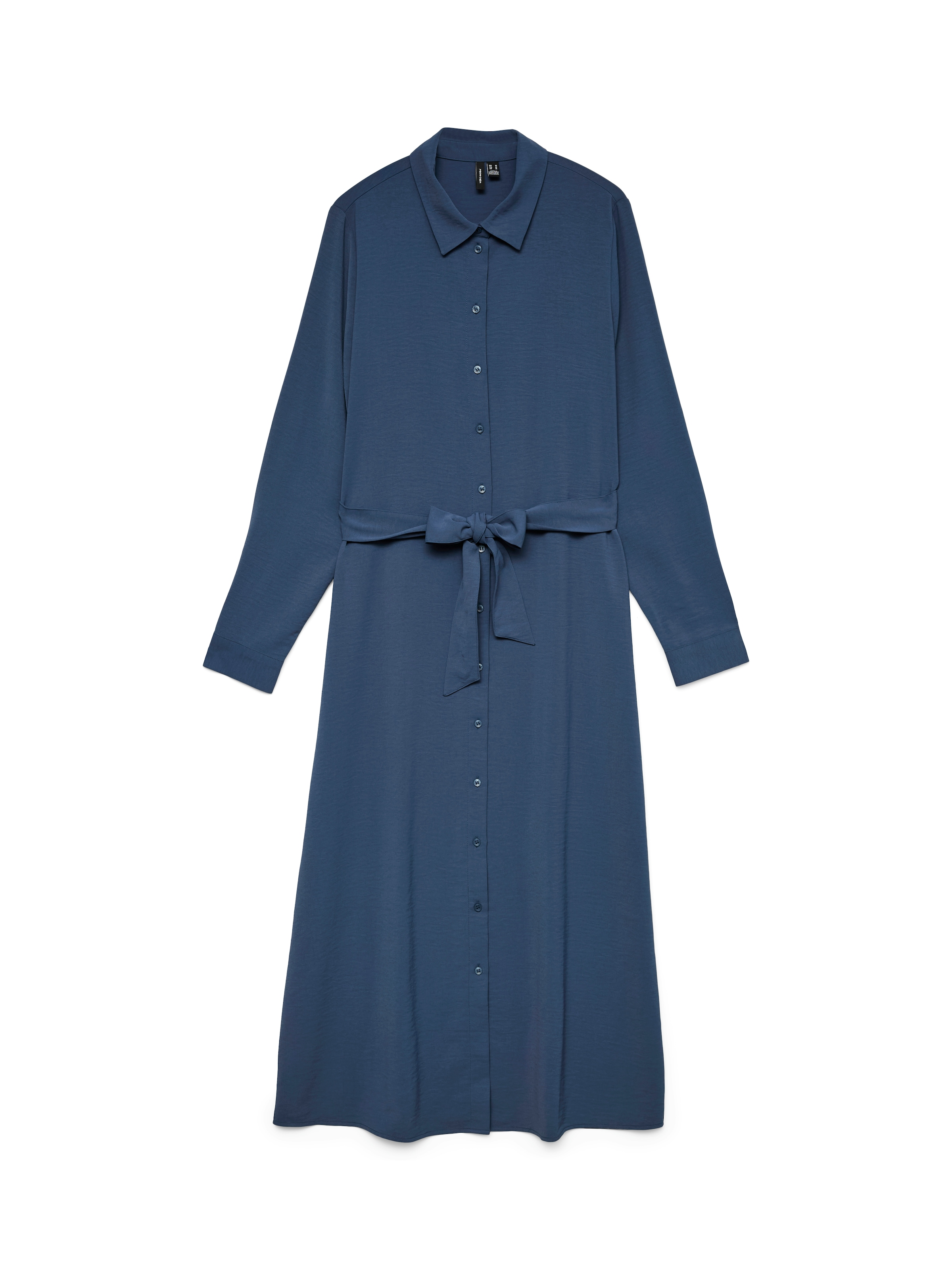 Vero Moda Robe midi »VMESME LS CALF SHIRT DRESS WVN GA« Sommerkleid,