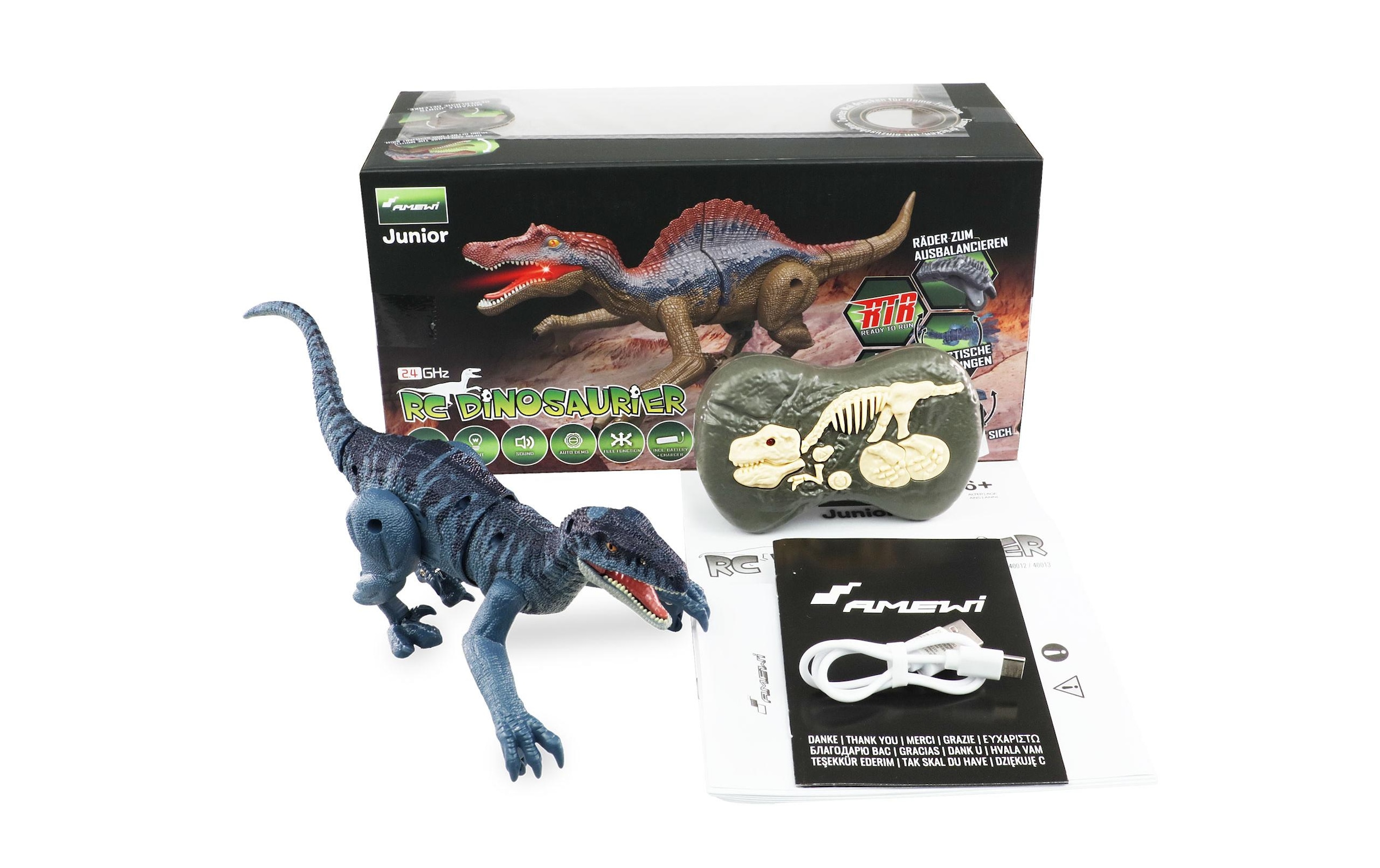 Amewi RC-Tier »Velociraptor Blaugrau, RTR«
