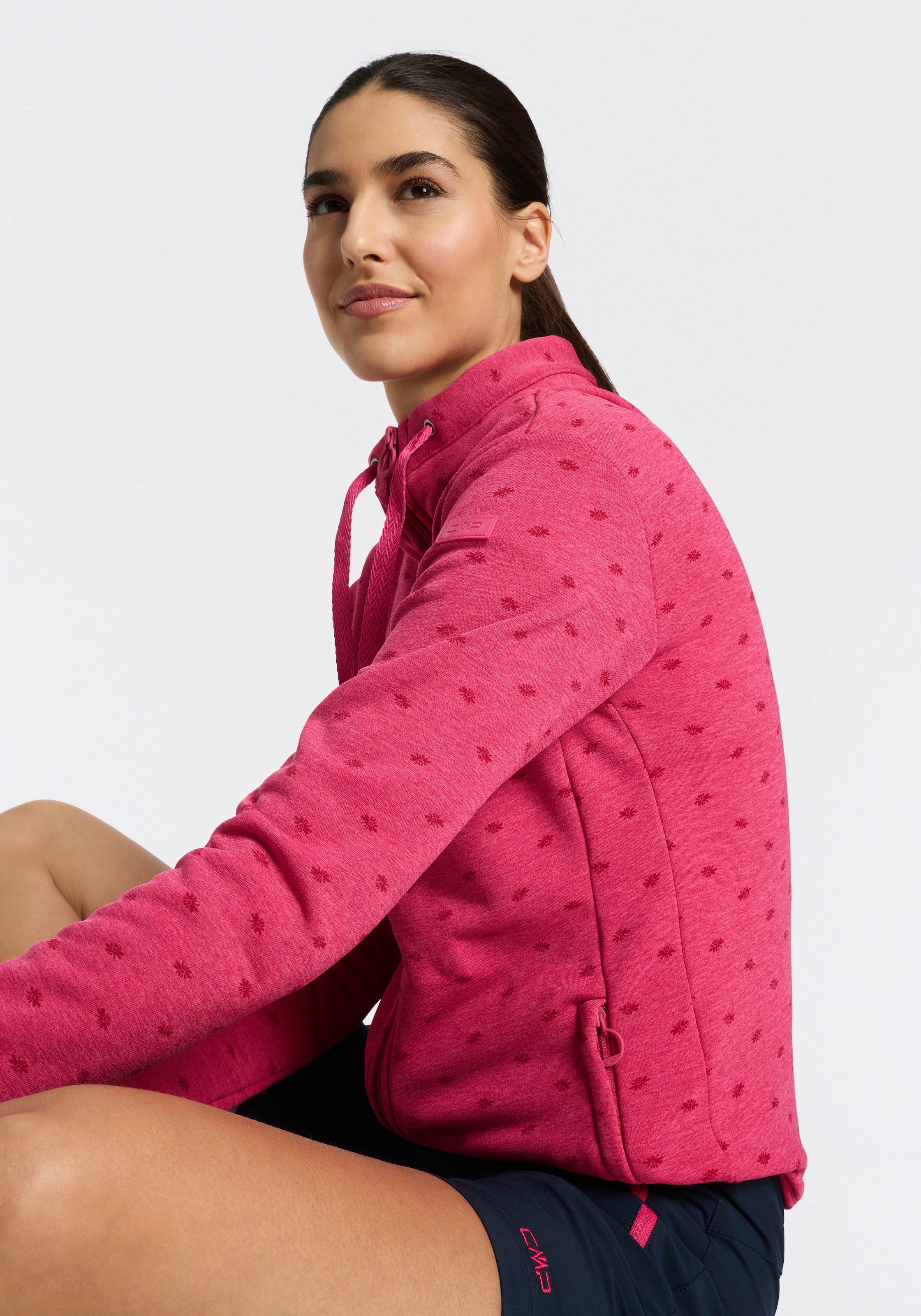 CMP Fleecejacke aus Polyester und Elasthan, in den Grössen 34 bis 48 erhältlich