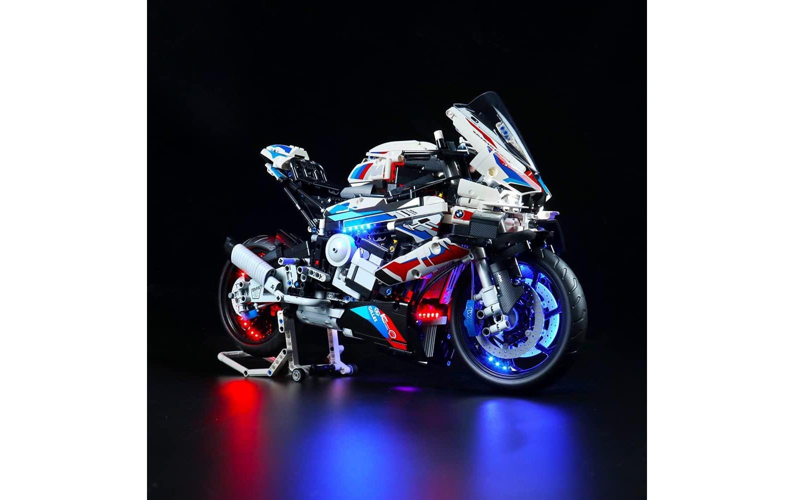 Image of Steinbaukasten "BrickBling LED-Licht-Set für LEGO BMW: Motorrad M 1000 RR -42130"