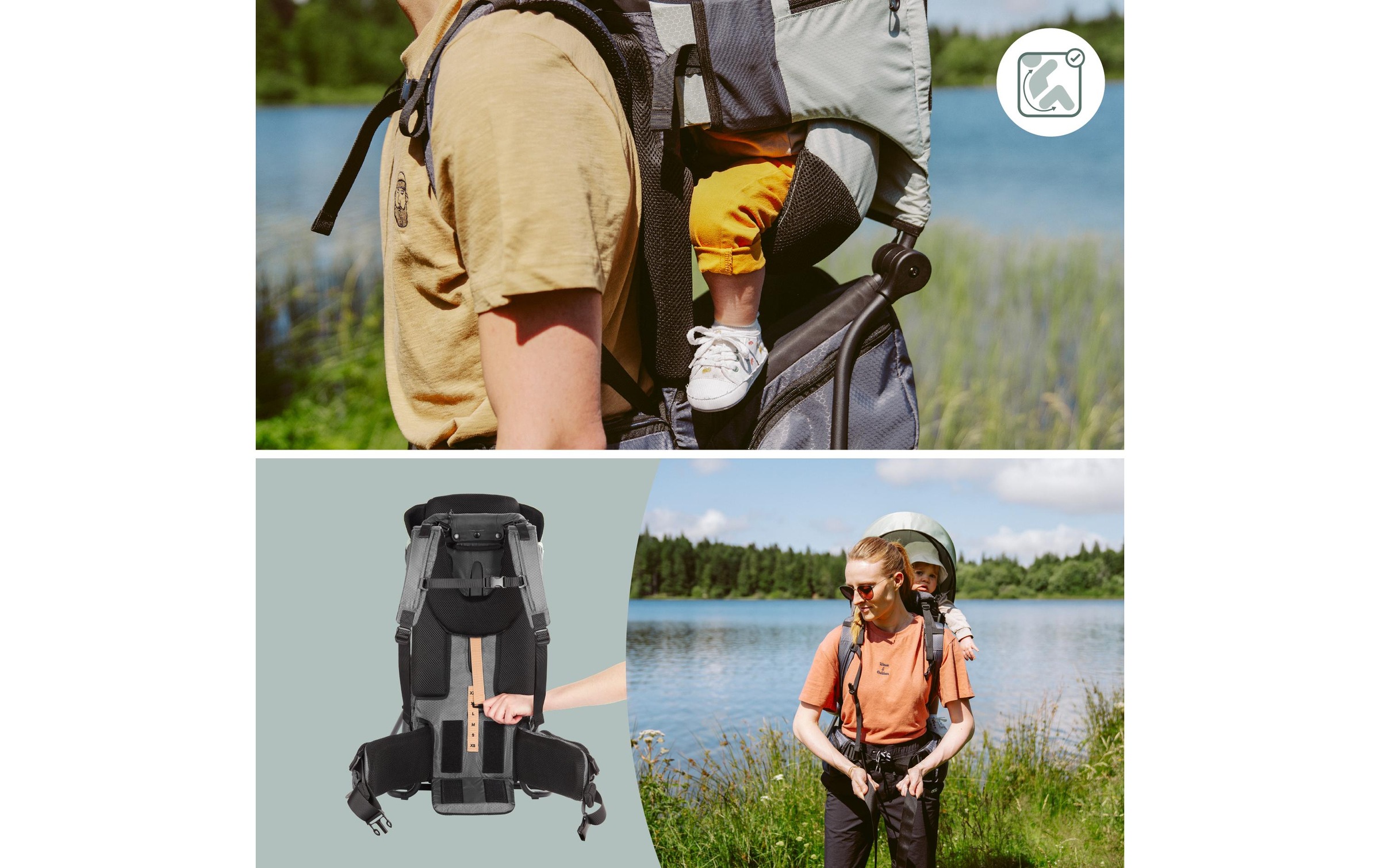 BABYMOOV Wanderrucksack »Kraxe Moov & Hike«