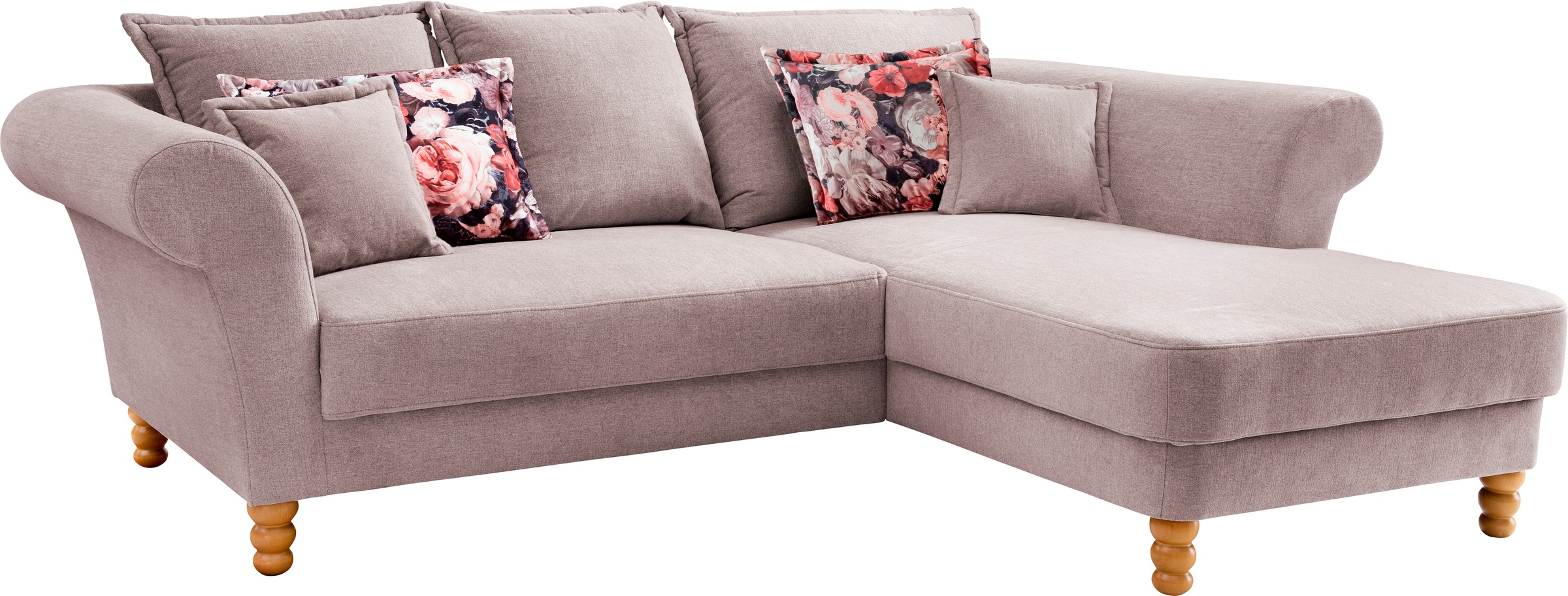 Home affaire Ecksofa »Tassilo Mega Polsterecke mit Kaltschaum im Sitz, bequem, L-Form«