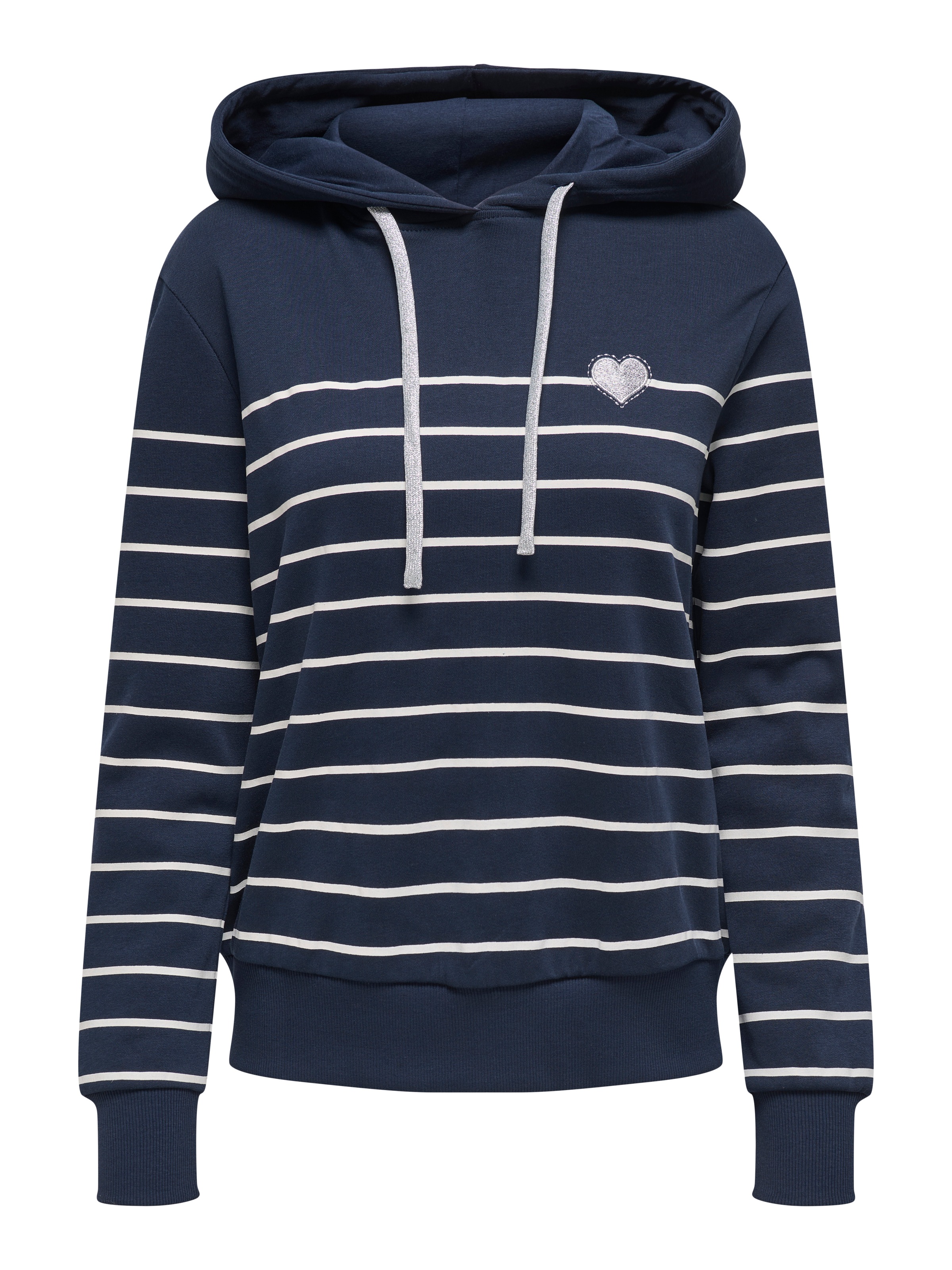 ONLY Kapuzensweatshirt »ONLADELLE L/S STRIPE HOOD SWT«