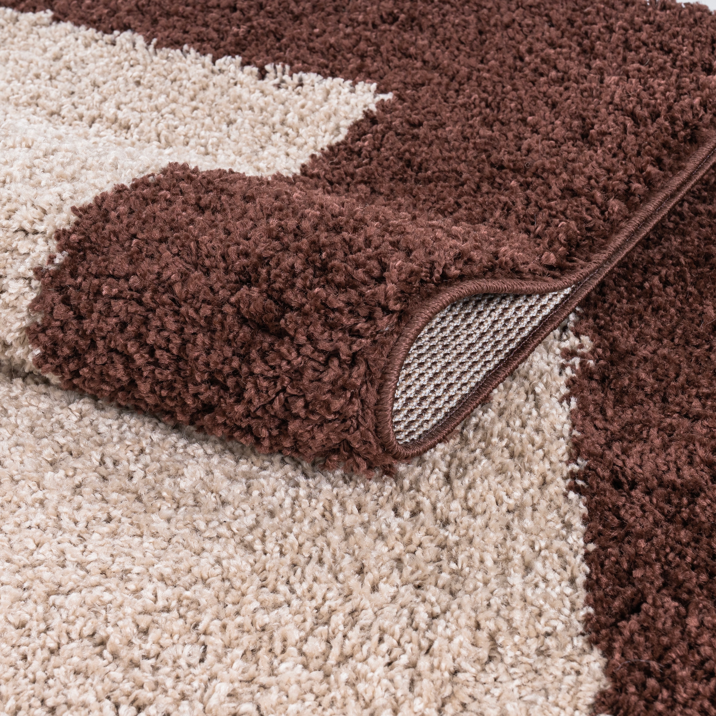 GOODproduct Hochflor-Teppich »Liams« rechteckig 30 mm Höhe mit Bordüre, besonders weich und kuschelig, Wohnzimmer, Schlafzimmer