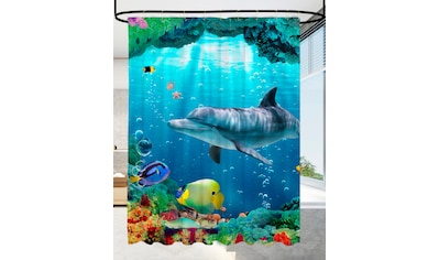 Sanilo Duschvorhang »Delphin Korallen«, Breite 180 cm, Höhe 200 cm kaufen