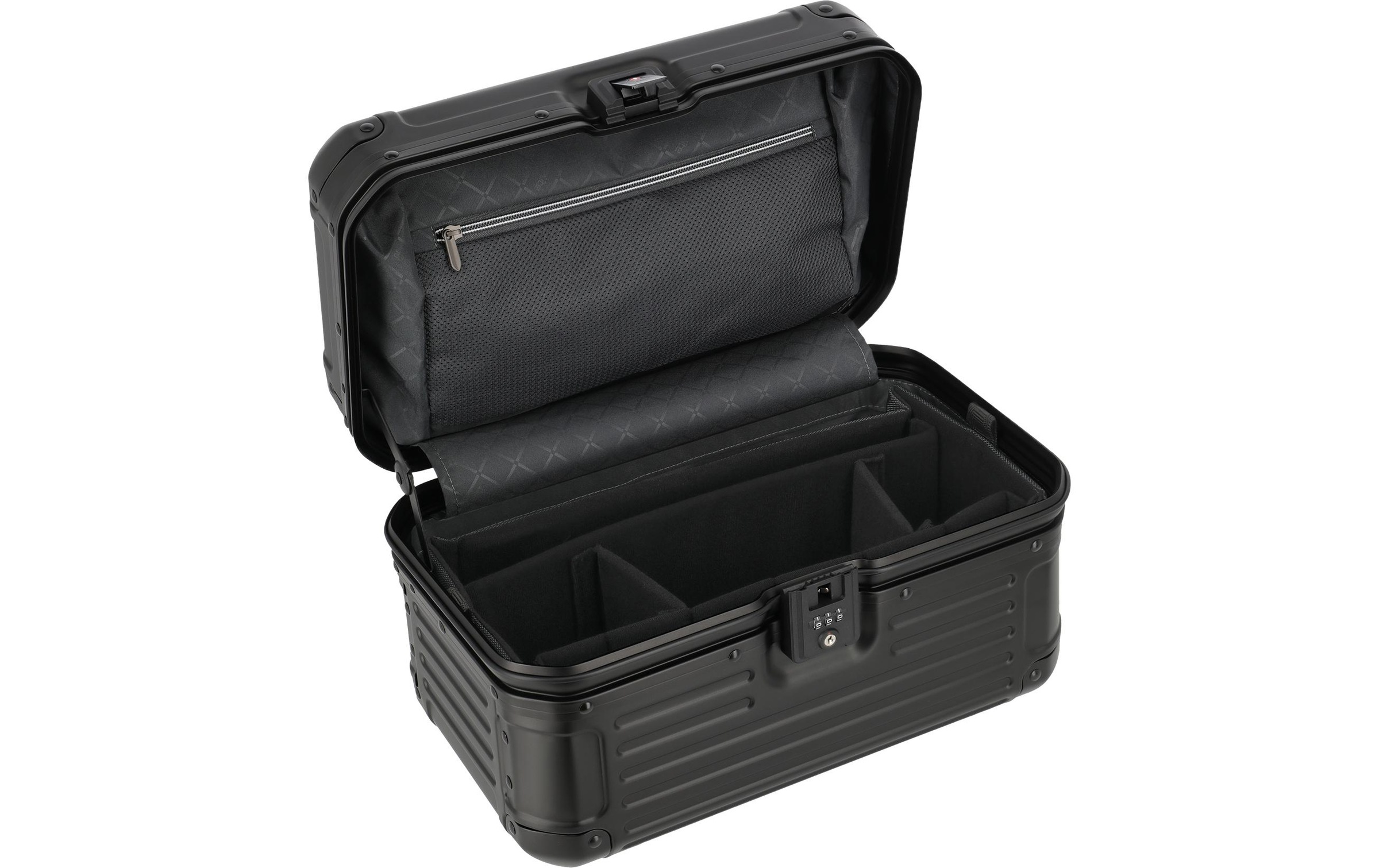 travelite Kosmetikbox »Next Beautycase Alu 19 l Black«