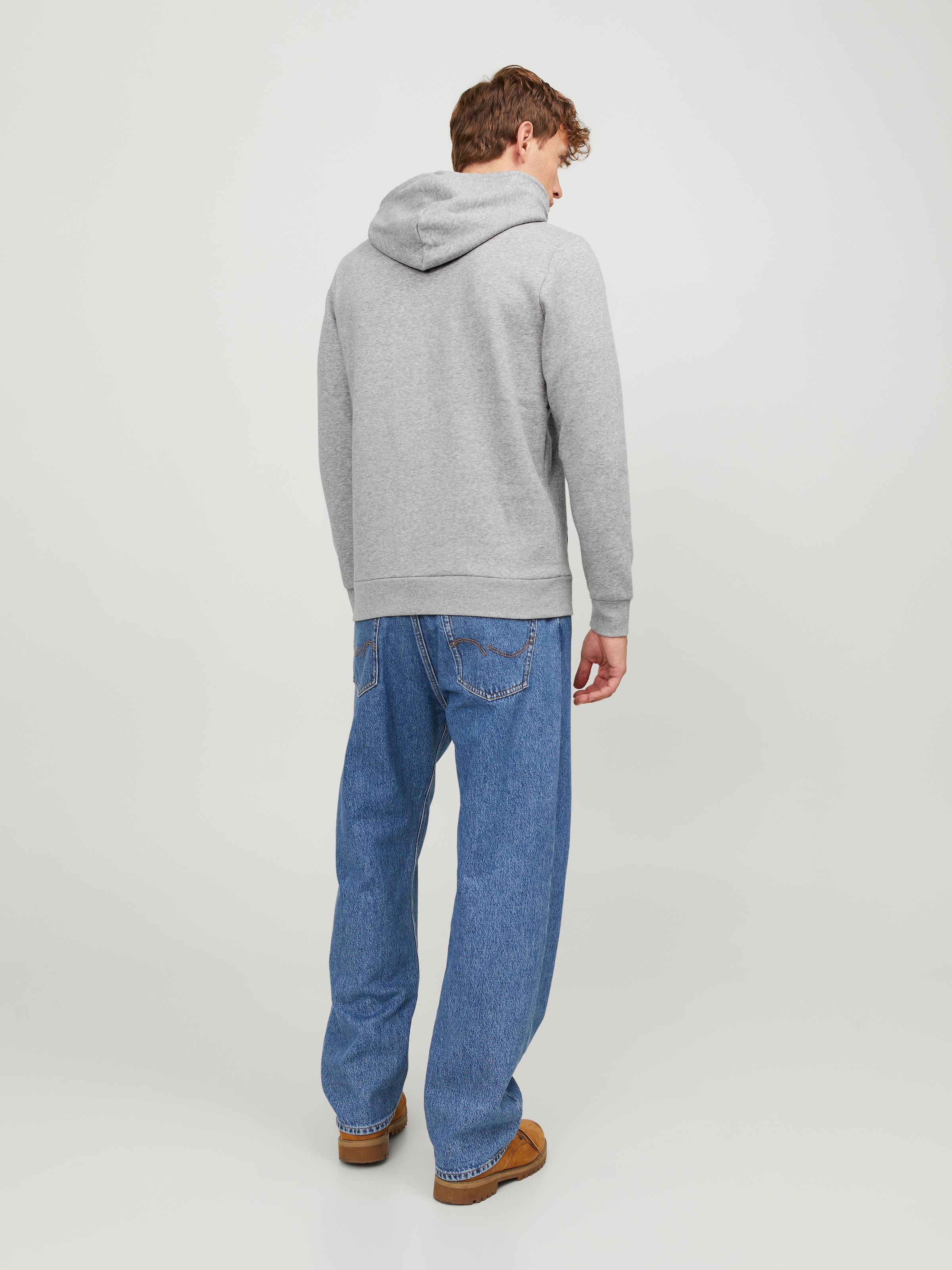 Jack & Jones Kapuzensweatshirt »JJECORP Hoodie mit Logo und hohem Tragekomfort« bedruckt, casual, regular fit, Baumwollmischung, Rundhals