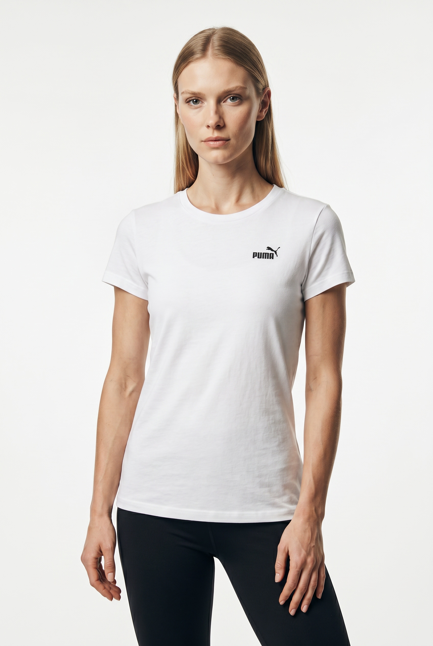 Image of PUMA T-Shirt "ESS SMALL NO 1 LOGO TEE" Kurzarm, für sportliche Looks, aus Baumwolle, Rundhalsausschnitt