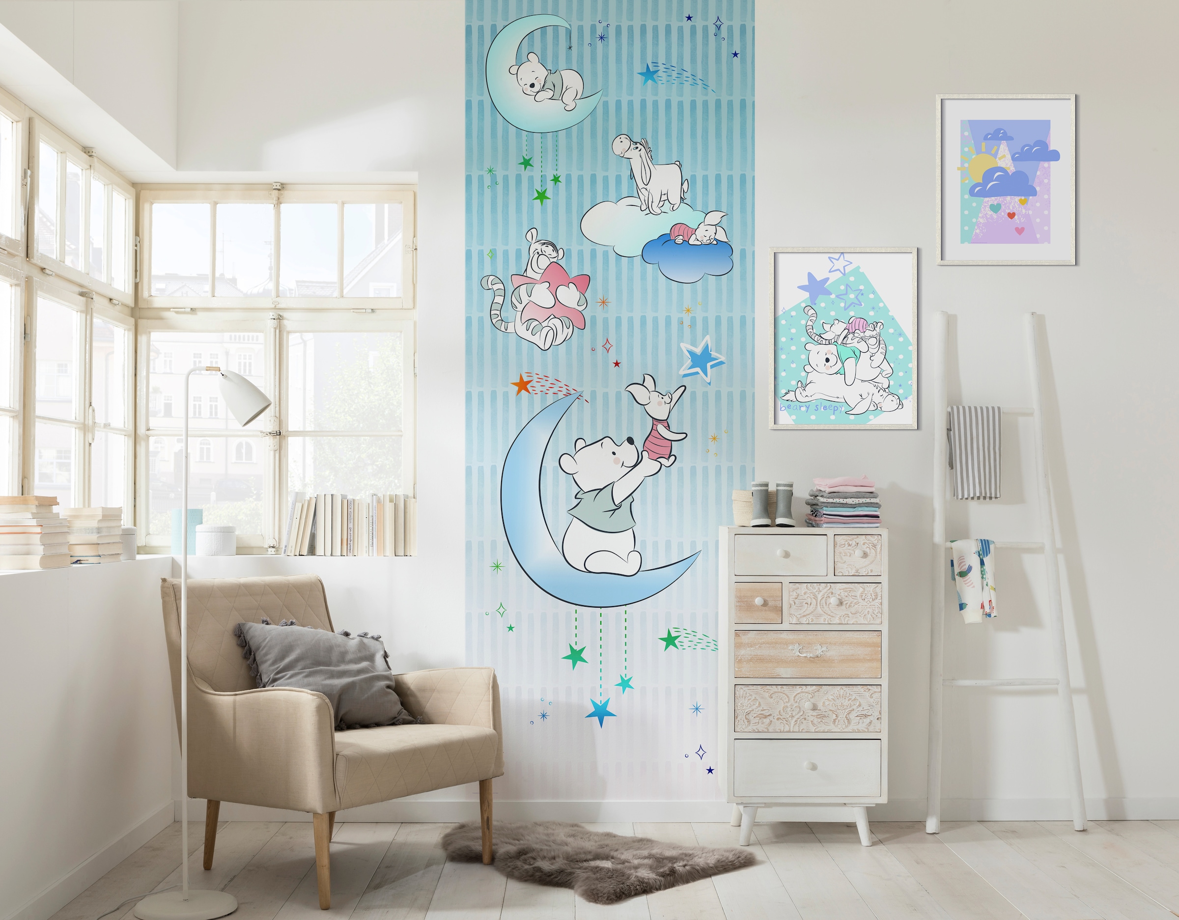 Komar Image »Winnie the Pooh Beary Sleepy« 1 cuis tlg. Wandbild zur Dekoration im Kinderzimmer - ohne Rahmen