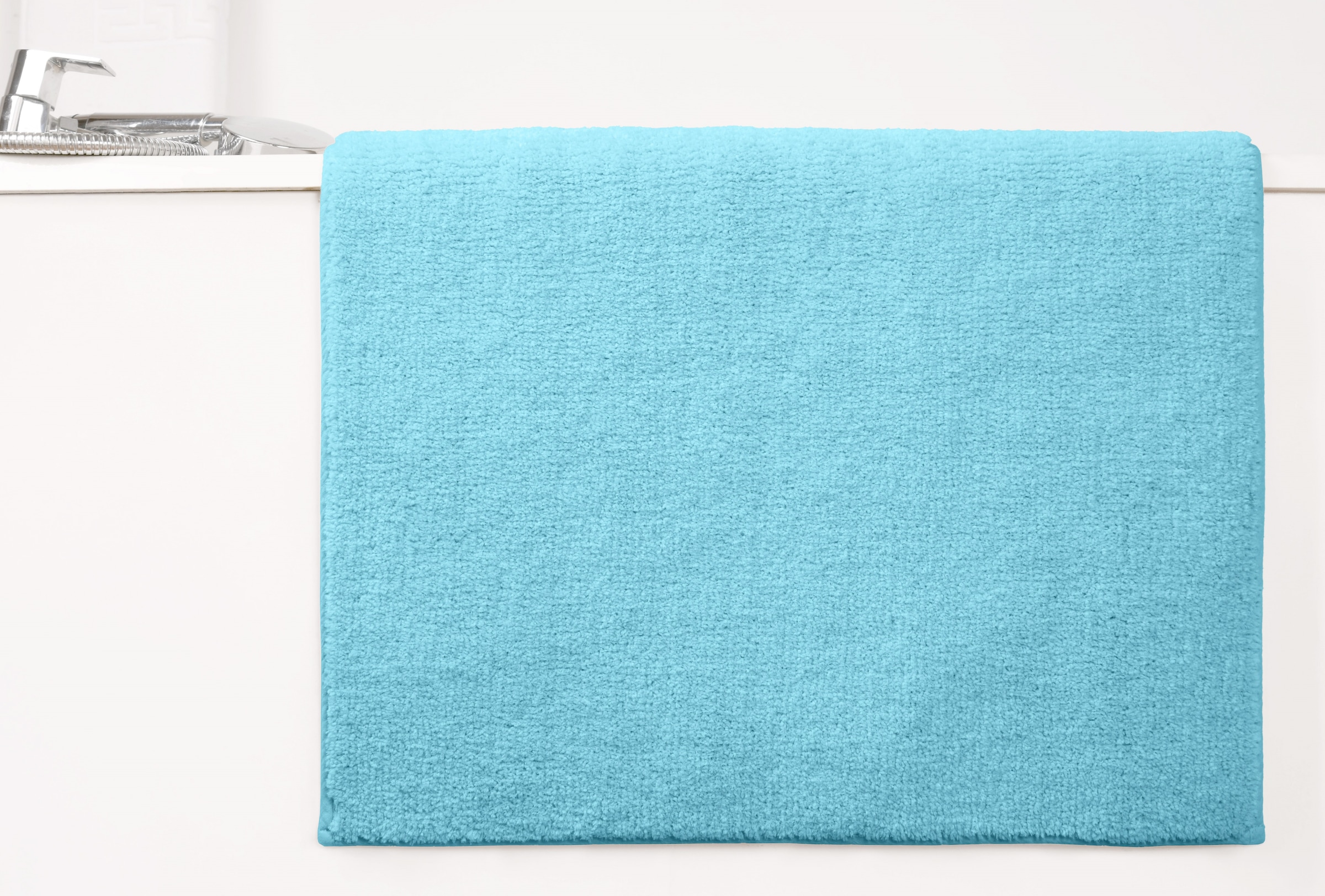 my home Badematte »Vanessa, Badvorleger, Badezimmer Teppich«, rutschhemmend beschichtet, schnell trocknend-fussbodenheizungsgeeignet-strapazierfähig, Badteppich, weiche Haptik, unifarben