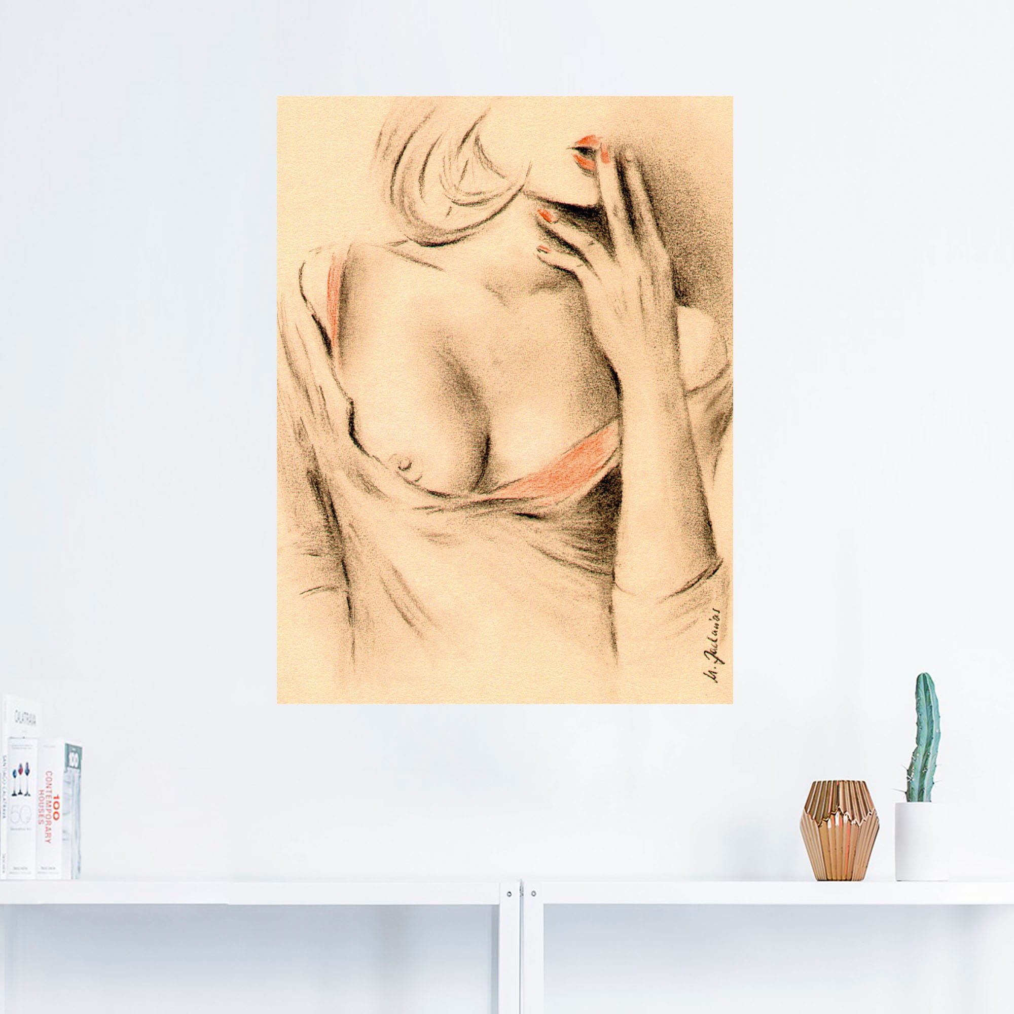 Artland Wandbild »Aphrodite der Moderne«, Frau, (1 St.), als Leinwandbild, Poster, Wandaufkleber in verschied. Grössen
