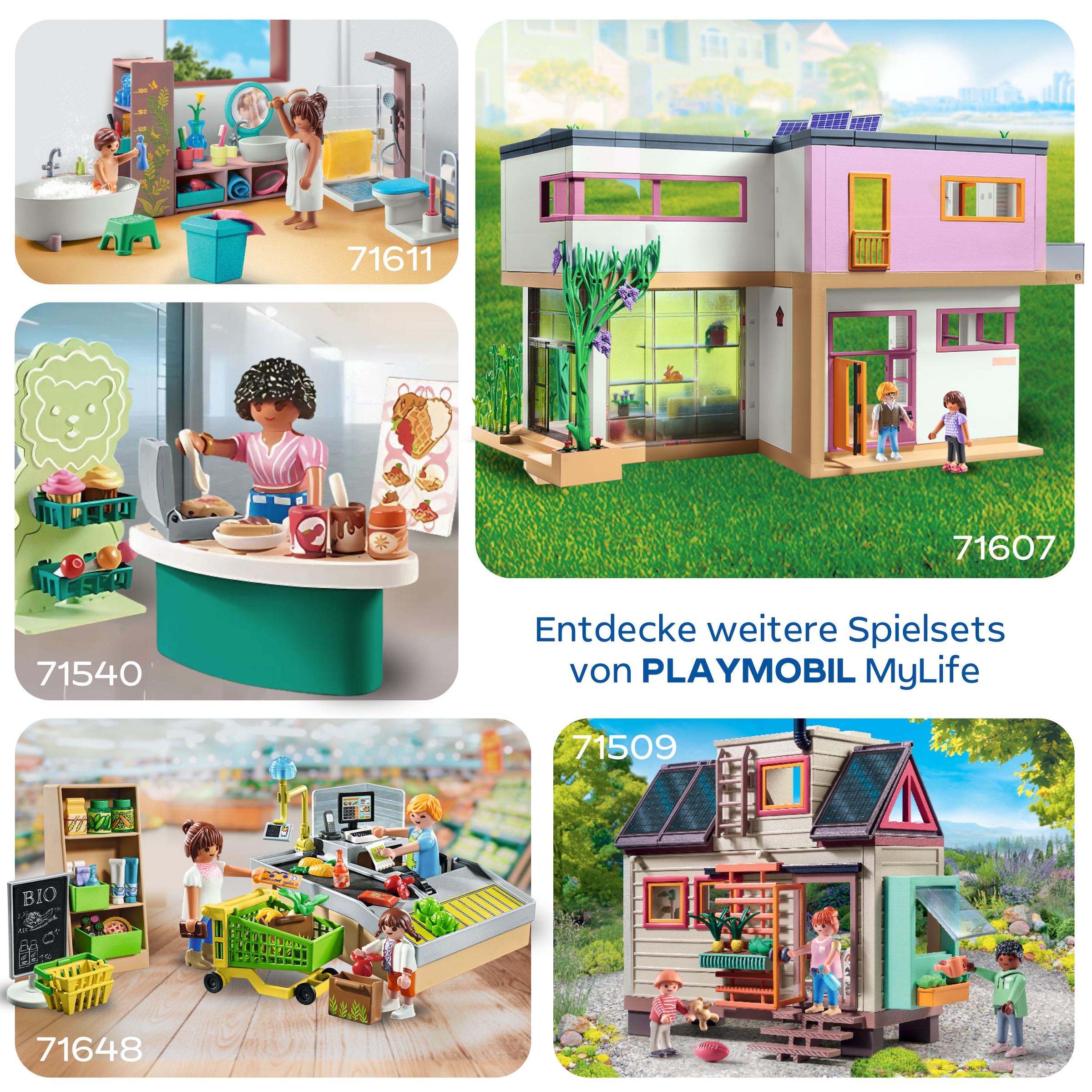 Playmobil® Konstruktions-Spielset »Blumenladen (71807), Playmobil My Life« Made in Germany