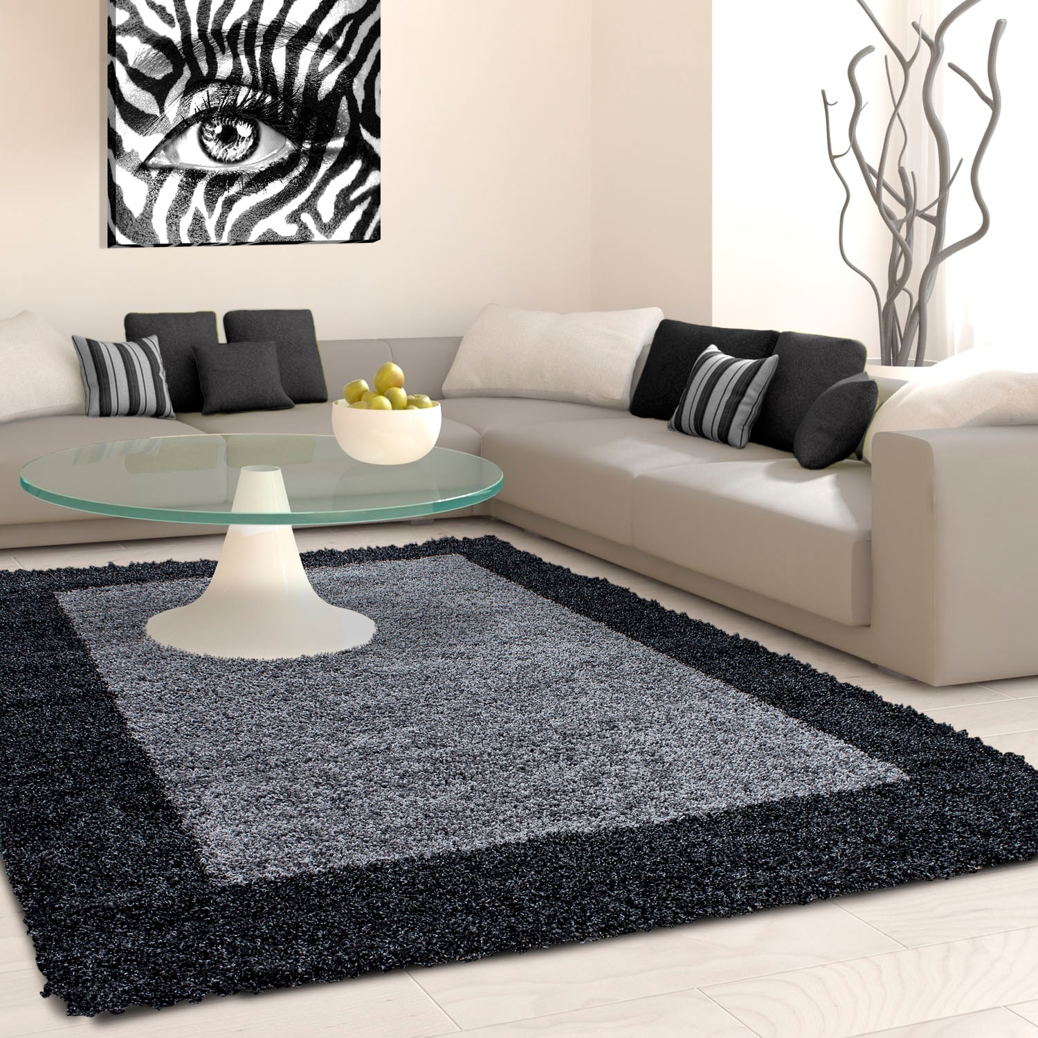 Image of Ayyildiz Teppiche Hochflor-Teppich "Life Shaggy 1503" rechteckig 30 mm Höhe als Läufer und in rund erhältlich, Shaggy, Langflor, Wohnzimmer
