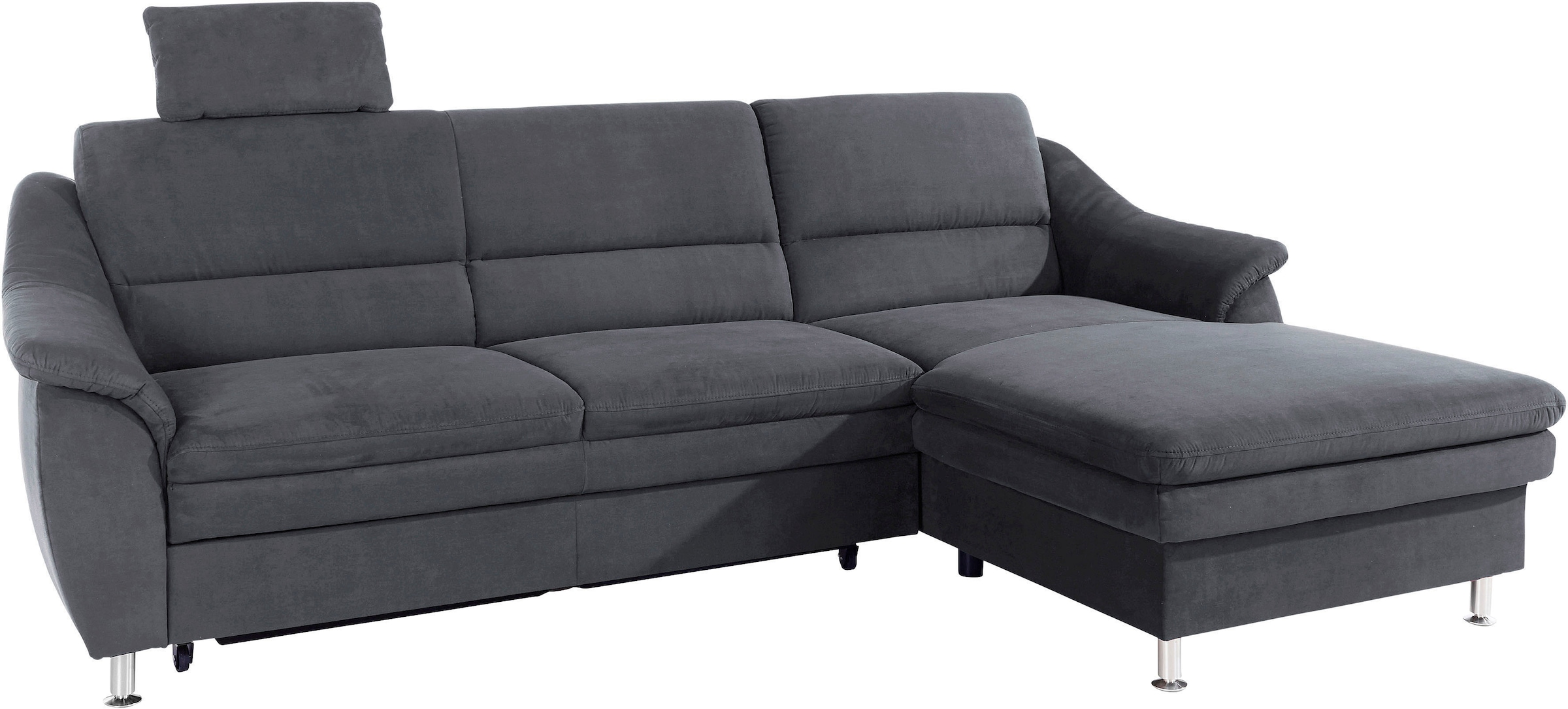 sit&more Ecksofa »Cardoso L-Form« mit Federkern, wahlweise mit Bettfunktion