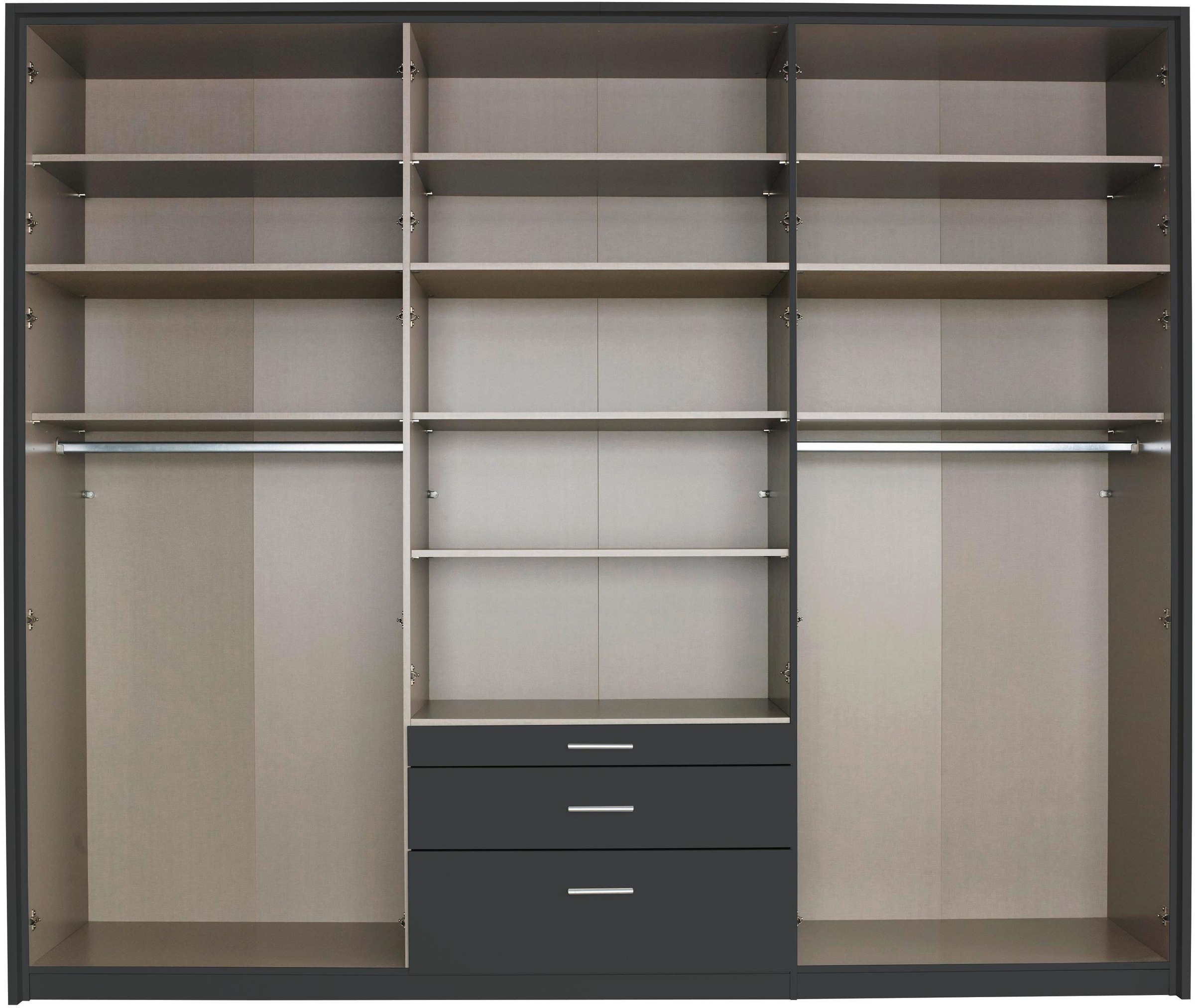 Image of rauch Kleiderschrank »Hildesheim«, inkl. Spiegel, Passepartout und Schubkasten mit Inneneinteilung bei Ackermann Versand Schweiz