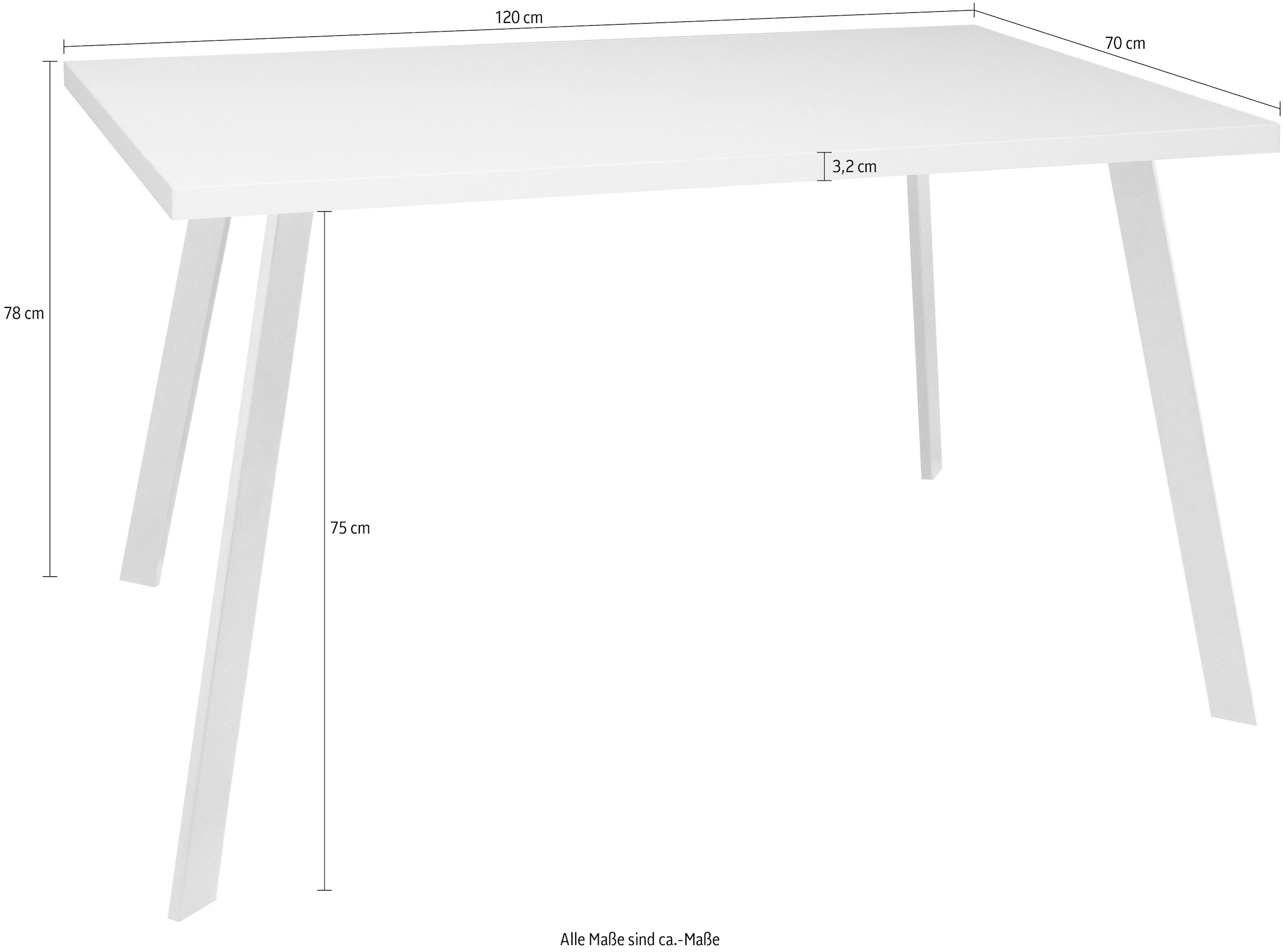 Mäusbacher Schreibtisch »Big System Office«, Breite 120 cm