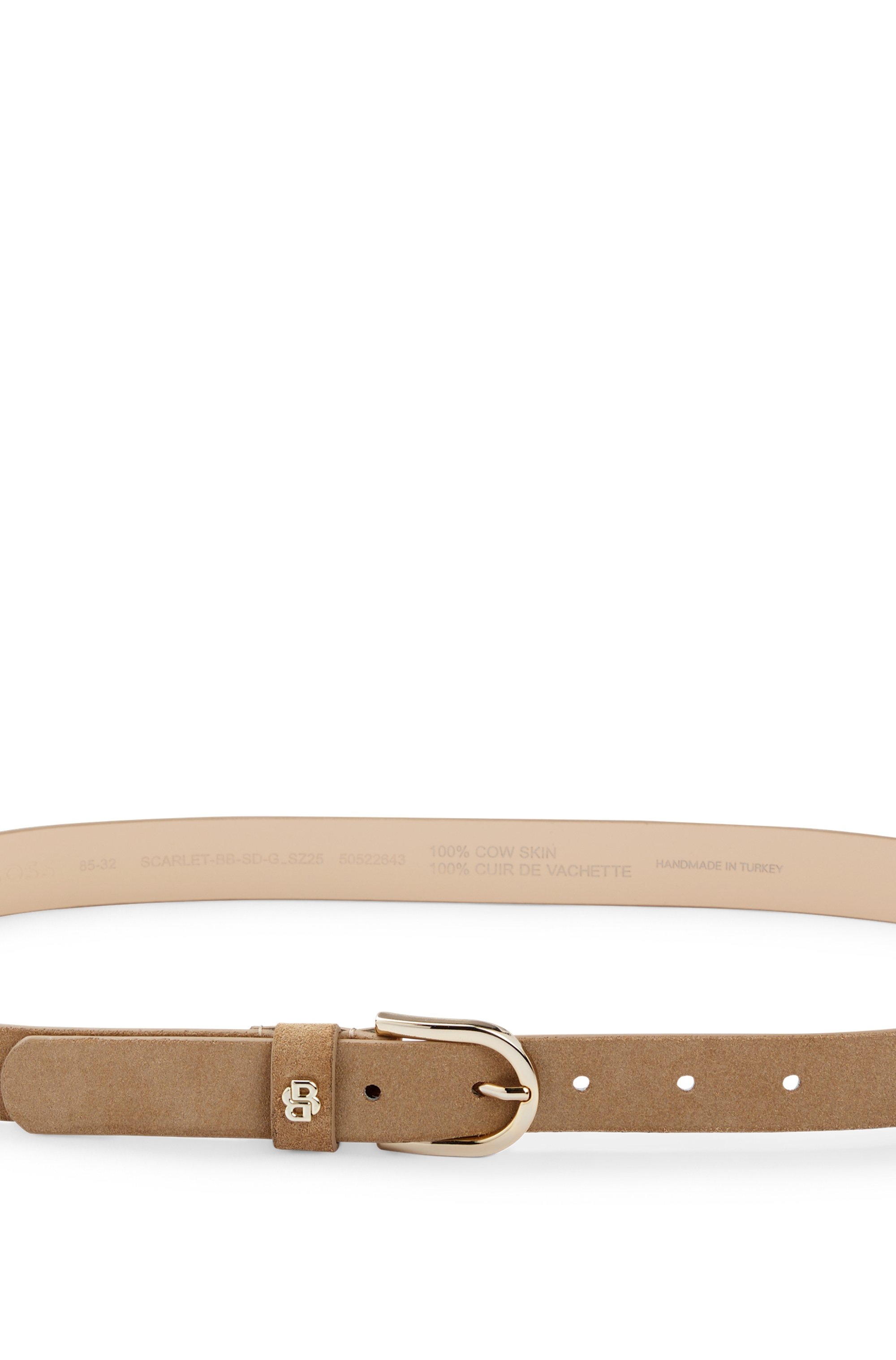 BOSS Ledergürtel »Scarlet BB Sz25«, mit Monogramm-Label