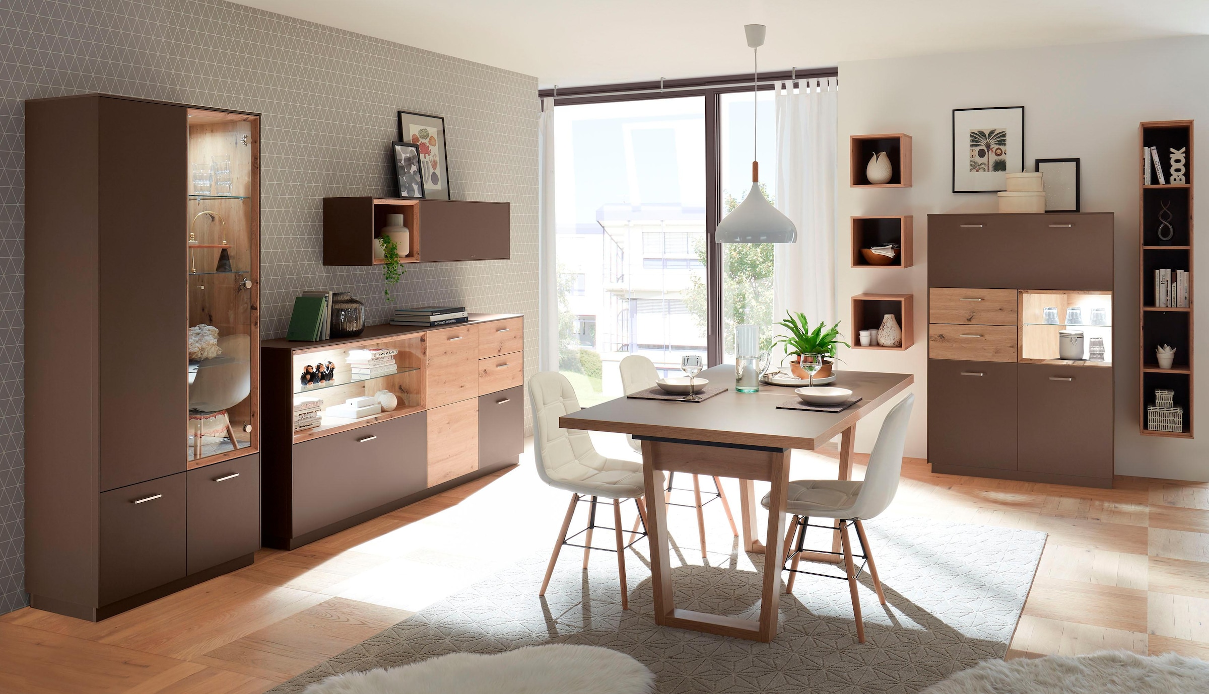 Mäusbacher Highboard »Frame« Breite 99 cm