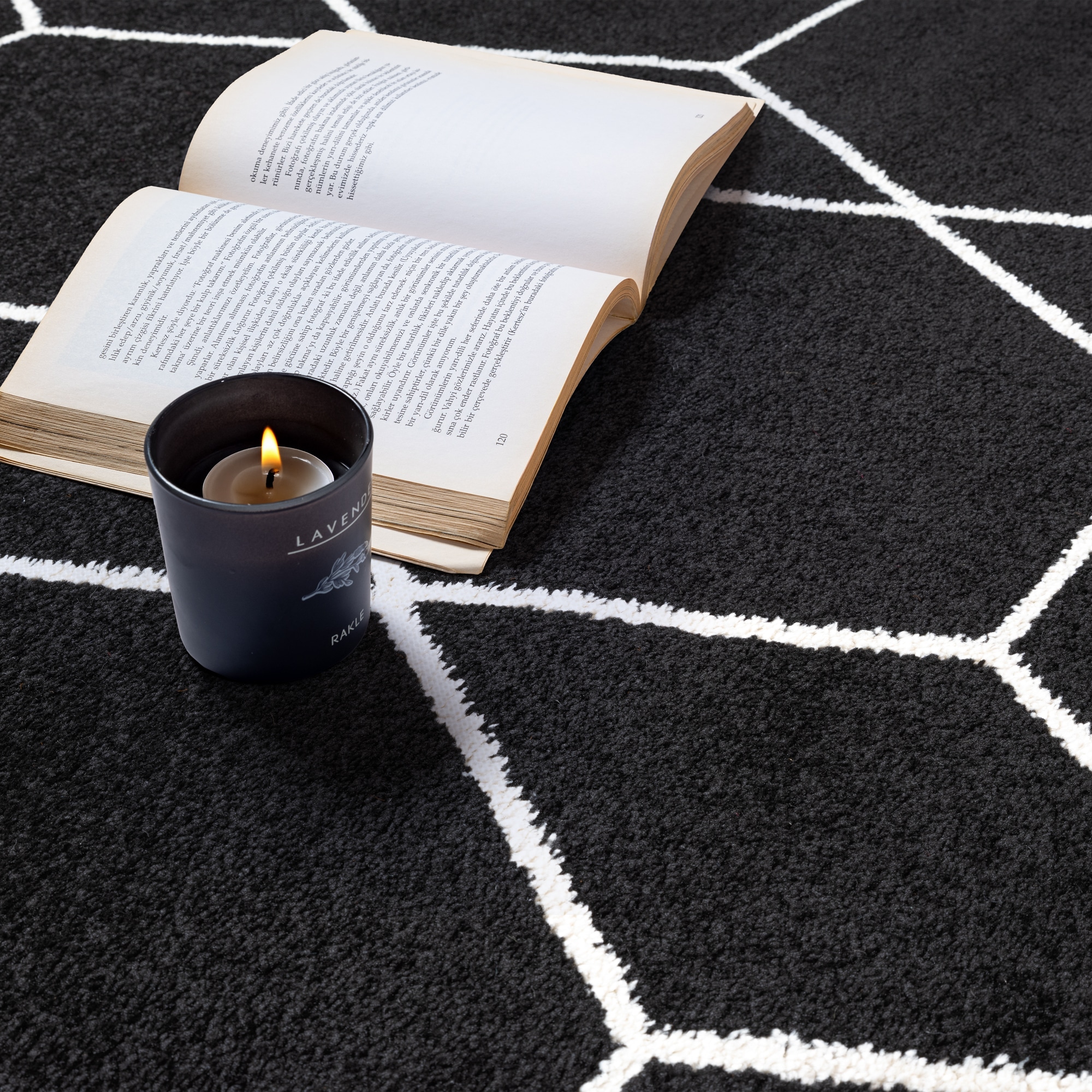 Sanat Teppich »Trellis , auch als Läufer und Rund« rechteckig 10 mm Höhe Kurzflor, skandi, boho, grosse Farbauswahl, alle Räume