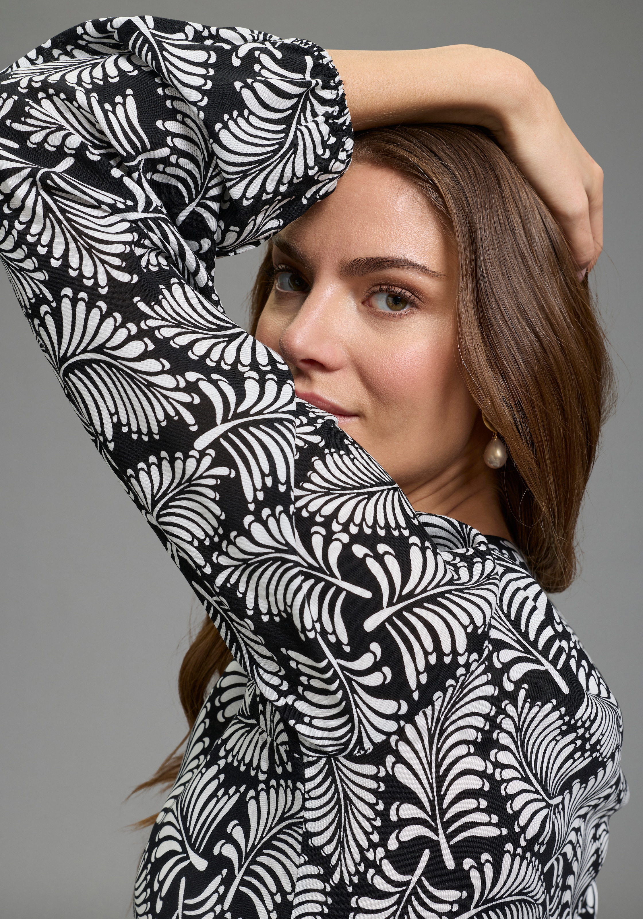 Laura Scott Maxi robe pour affaires, décontracté, printemps et fête, en viscose