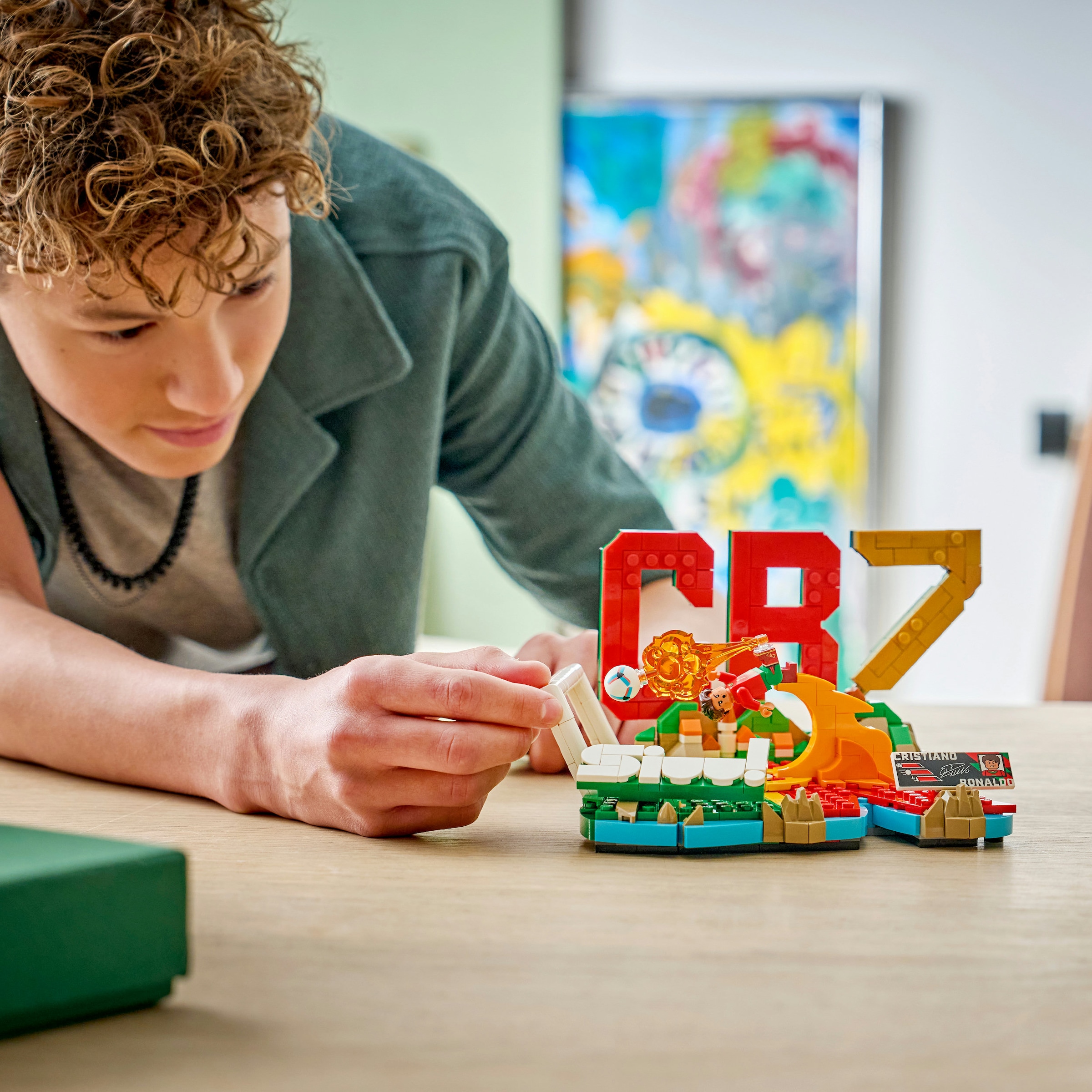 LEGO® Konstruktionsspielsteine »Cristiano Ronaldo – Fussball-Highlights (43012), LEGO Editions Football«