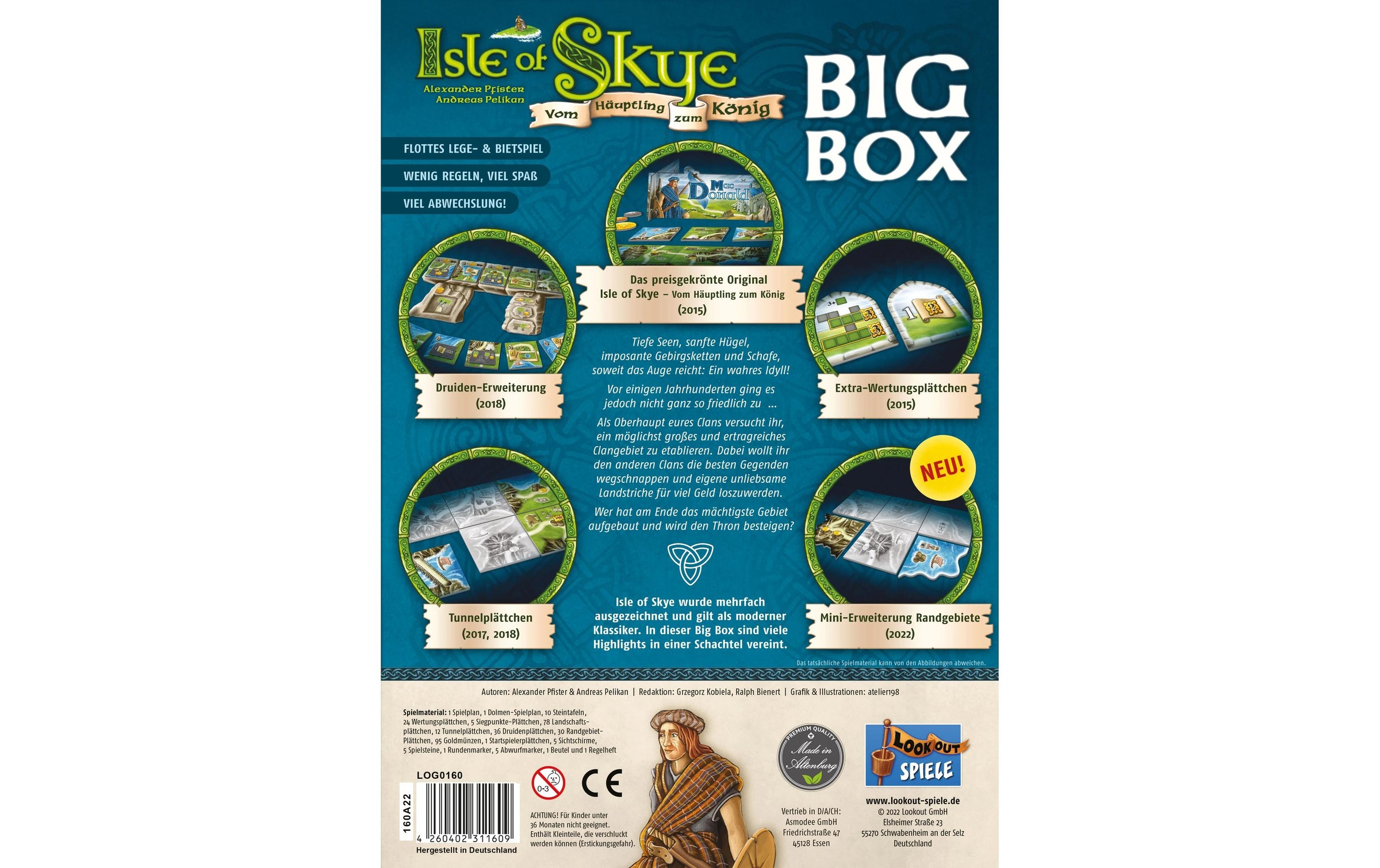 Spiel »Lookout Spiele Isle of Skye Big Box«