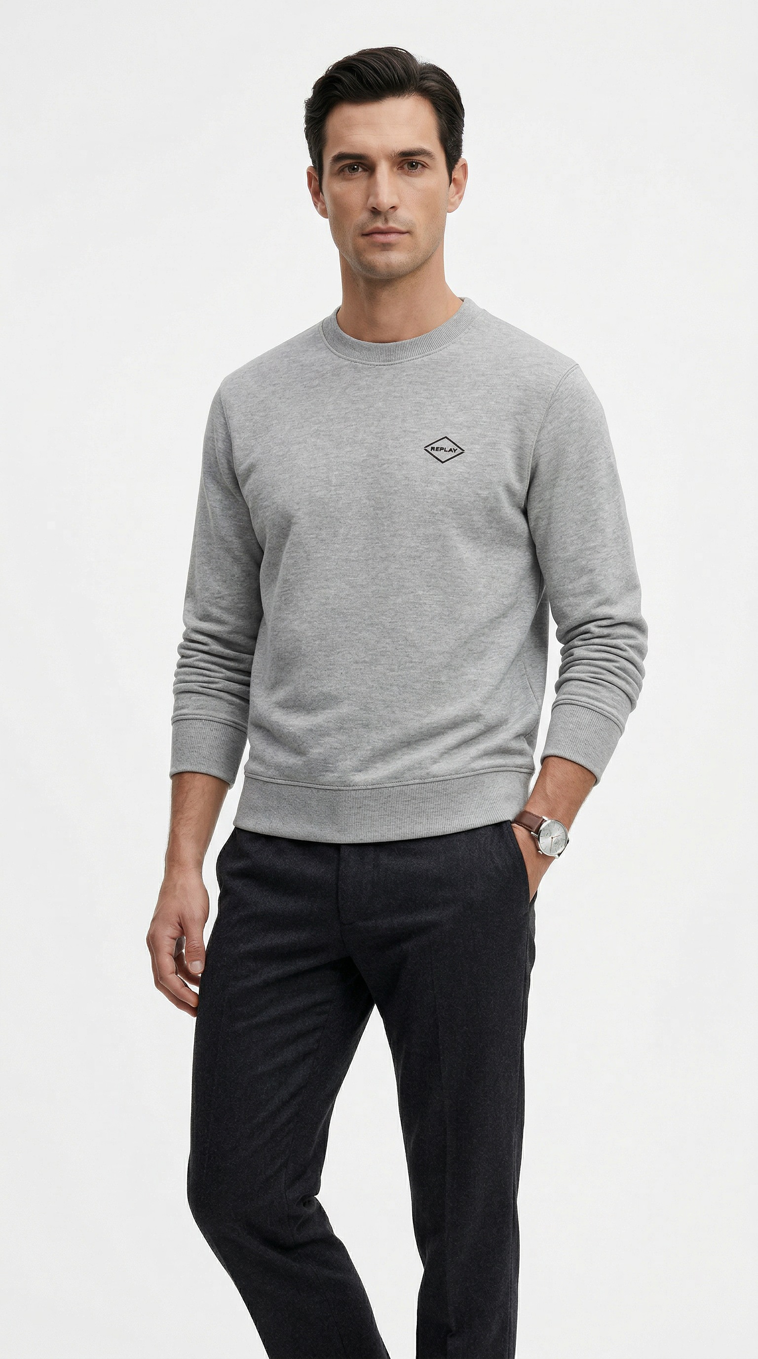 Replay Sweat-shirt , en qualité coton
