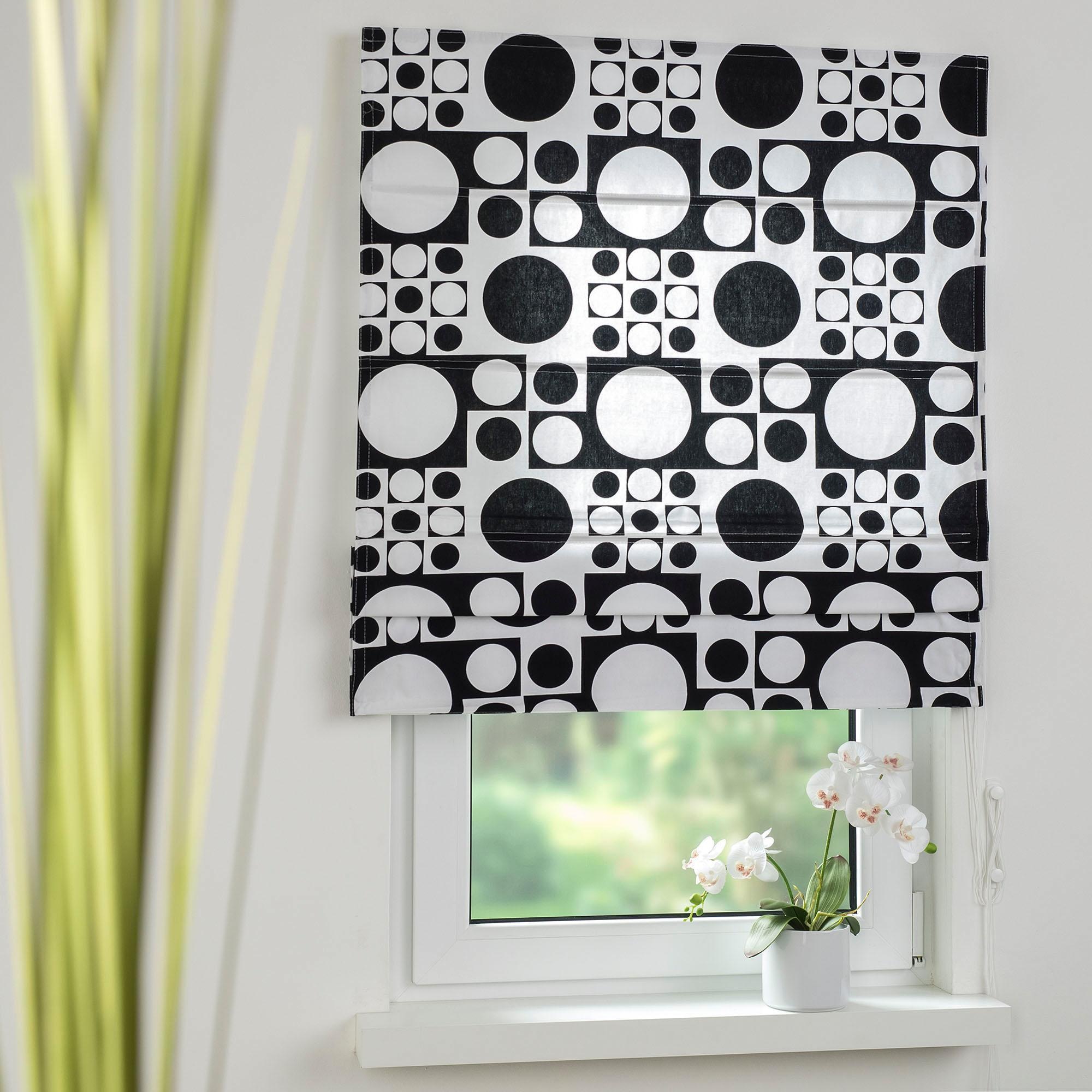 Image of Liedeco Seitenzugrollo »Dakar Graphik«, Lichtschutz, freihängend, Raffrollo Dakar bei Ackermann Versand Schweiz