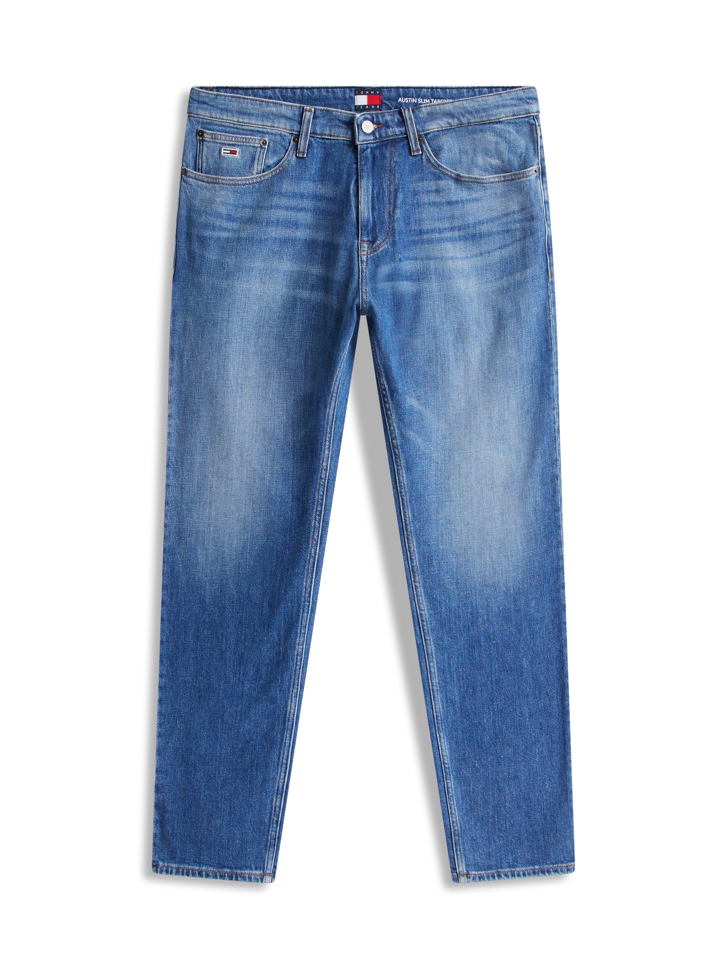 Tommy Jeans Jeans slim »Austin Slim Tapered« zum Knöchel hin schmaler werdende Jeans mit mittlerer Leibhöhe