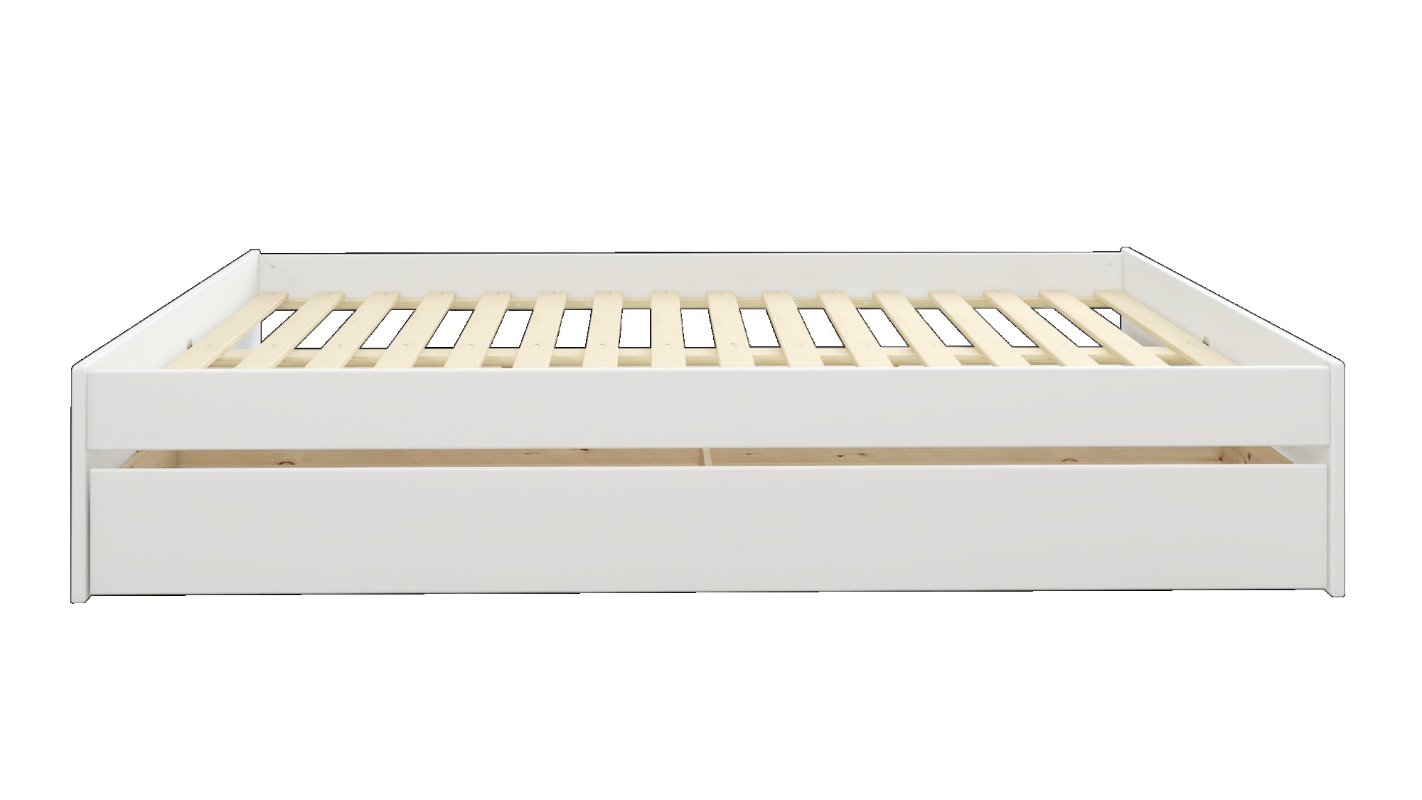 OTTO home Bett »Magdala«, (Breite/ Belastbarkeit: 120cm/200 KG, 90cm/ 100KG), aus MDF, Breite Liegefläche 140 cm, Bettkasten optional