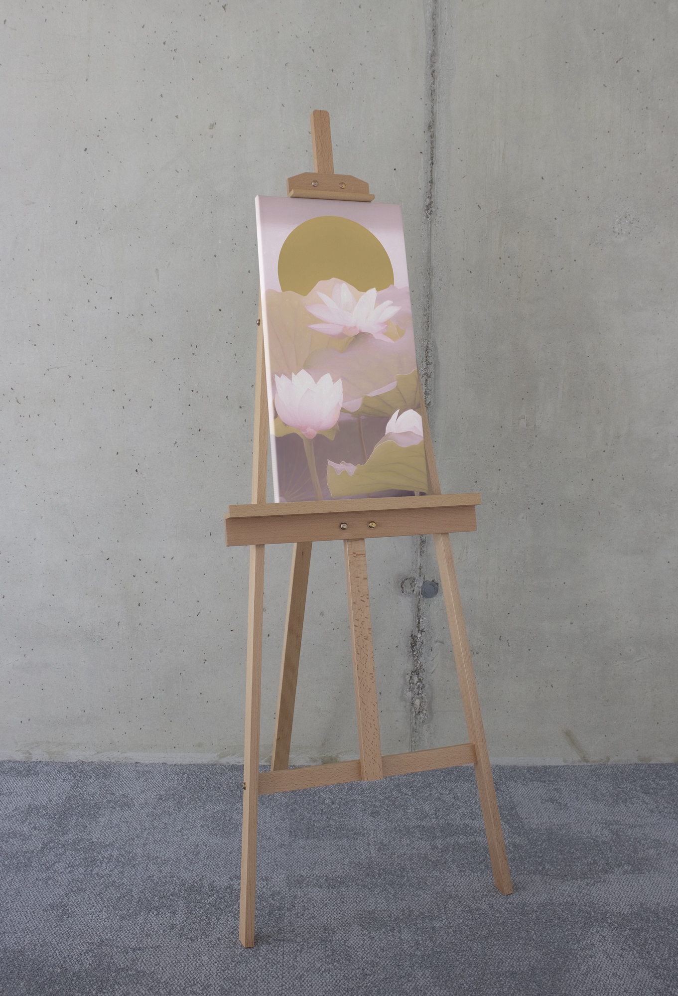 Komar Leinwandbild »Ombré Rosé - Grösse 30 x 60 cm«, Natur, (1 St.), Keilrahmenbild mi Echtholzrahmen