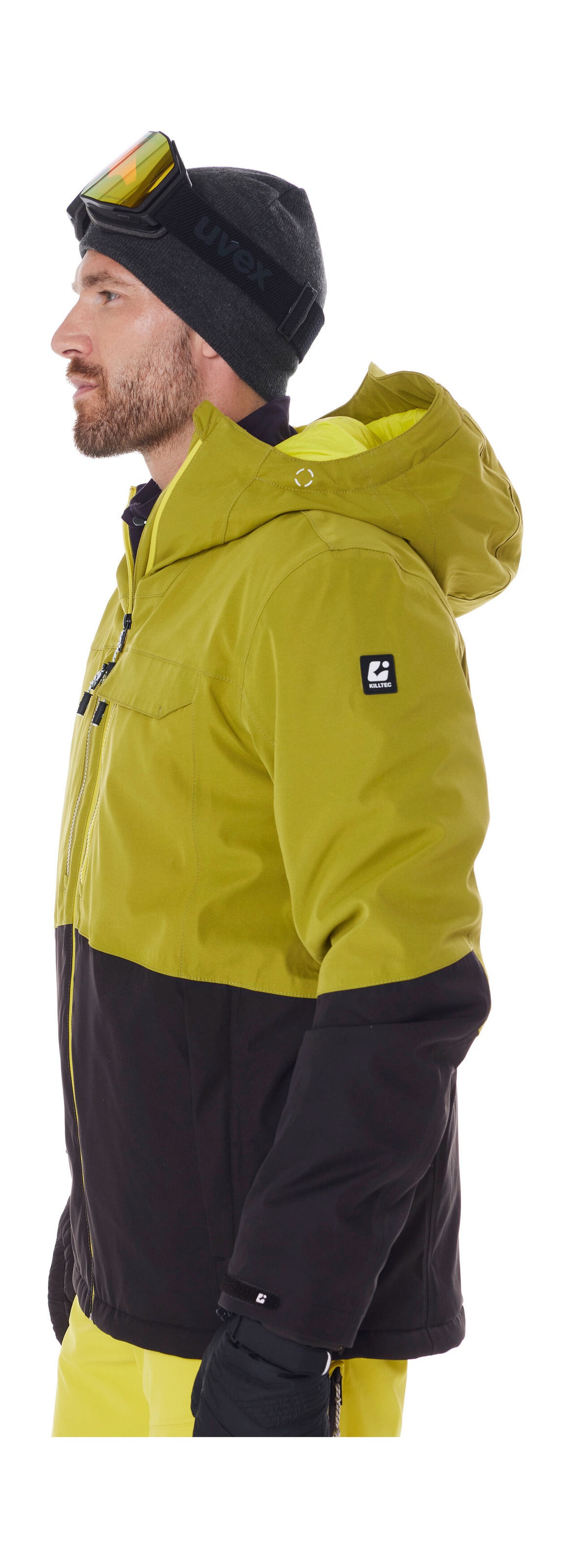Killtec Veste de ski »KSW 280 MN SKI JCKT« veste homme imperméable avec pare-neige et Teflon EcoElite™