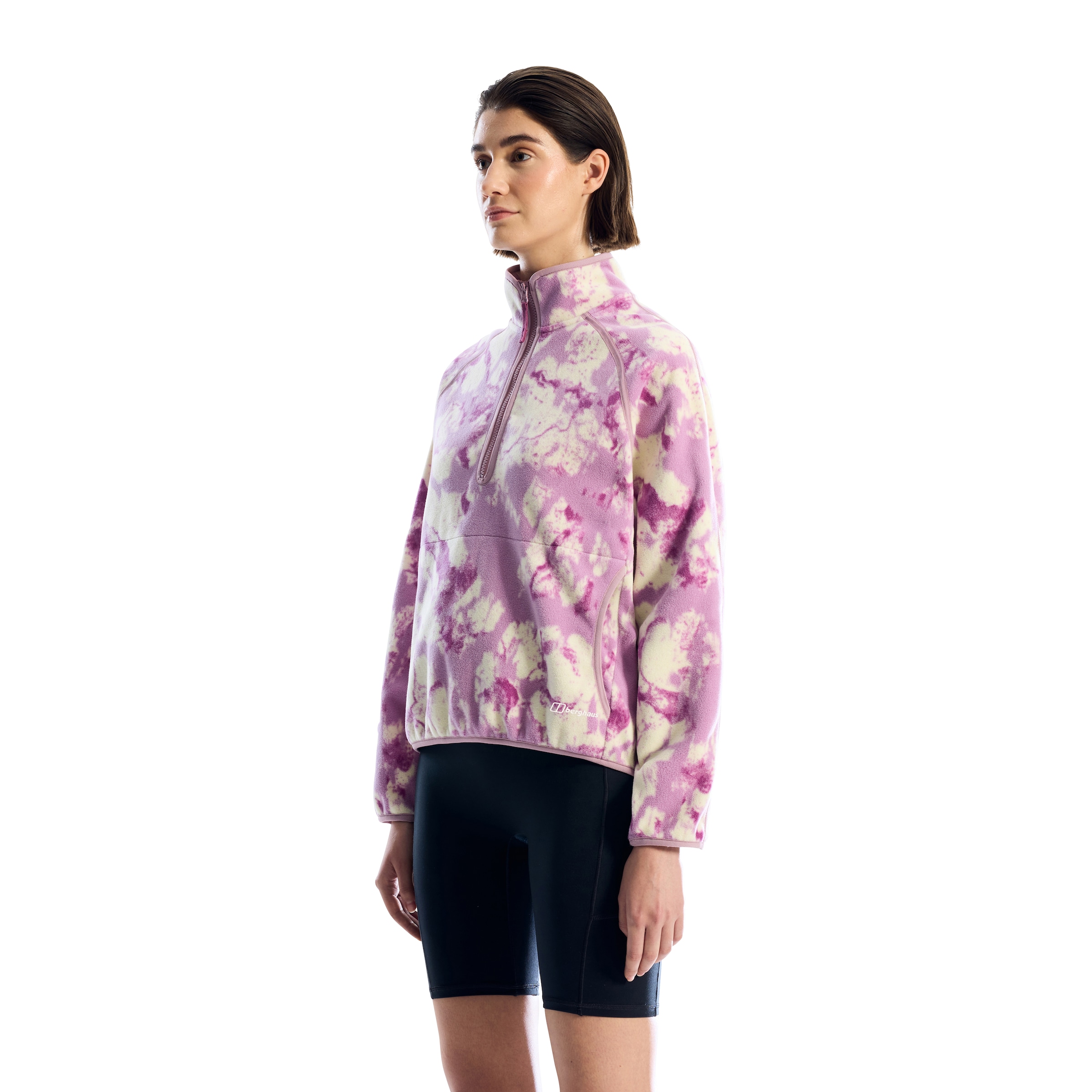 Berghaus Pull en maille polaire »BAMBURGH HZ FLEECE AF« aus Polyester, mit Rundhalsausschnitt, für Sportmode und Outdoormode