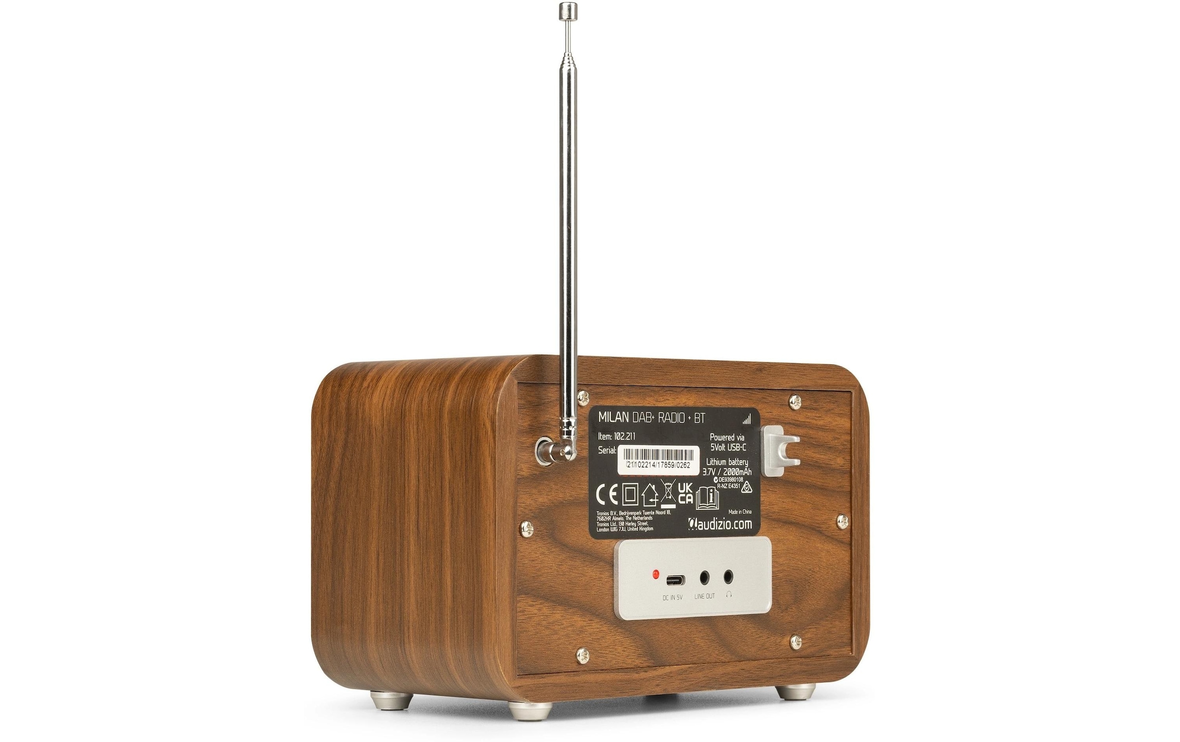AUDIZIO Digitalradio (DAB+) »DAB+ Radio Milan«, (Digitalradio (DAB+)-FM-Tuner)