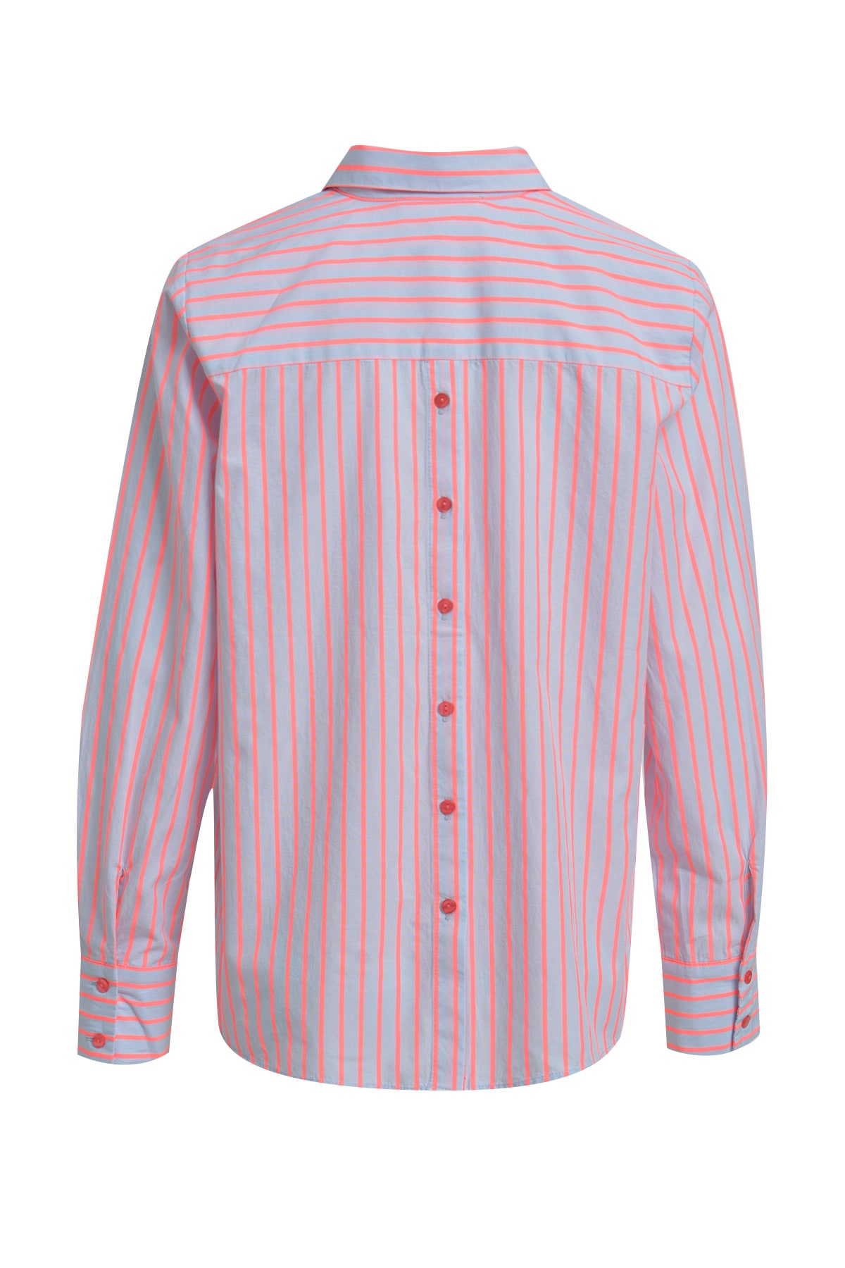 Smith & Soul Hemdbluse mit zusätzlicher Knopfleiste am Rücken, gestreift