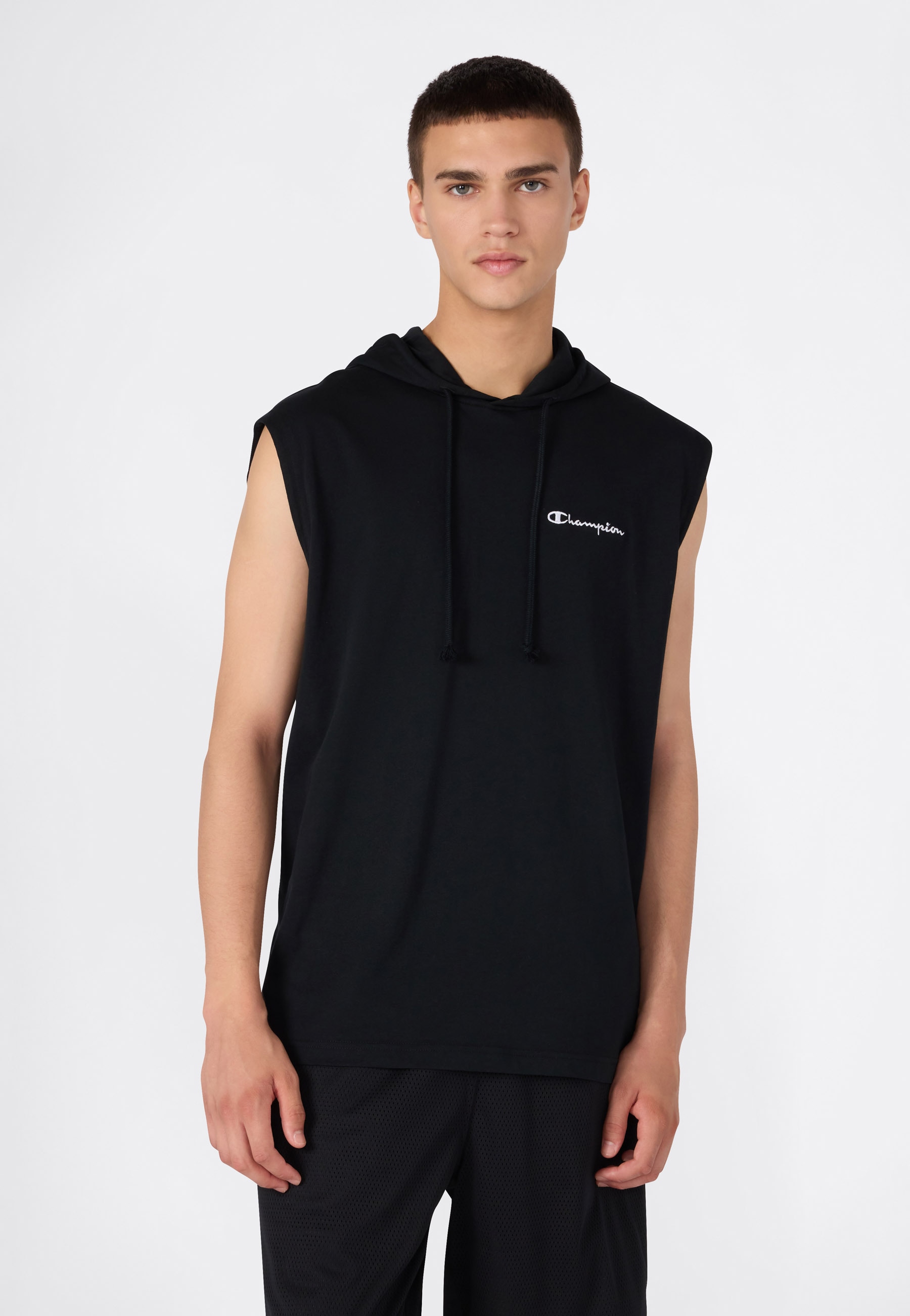 Image of Champion Kapuzenshirt "ICONS CONTRAST Jersey Hooded Tee"