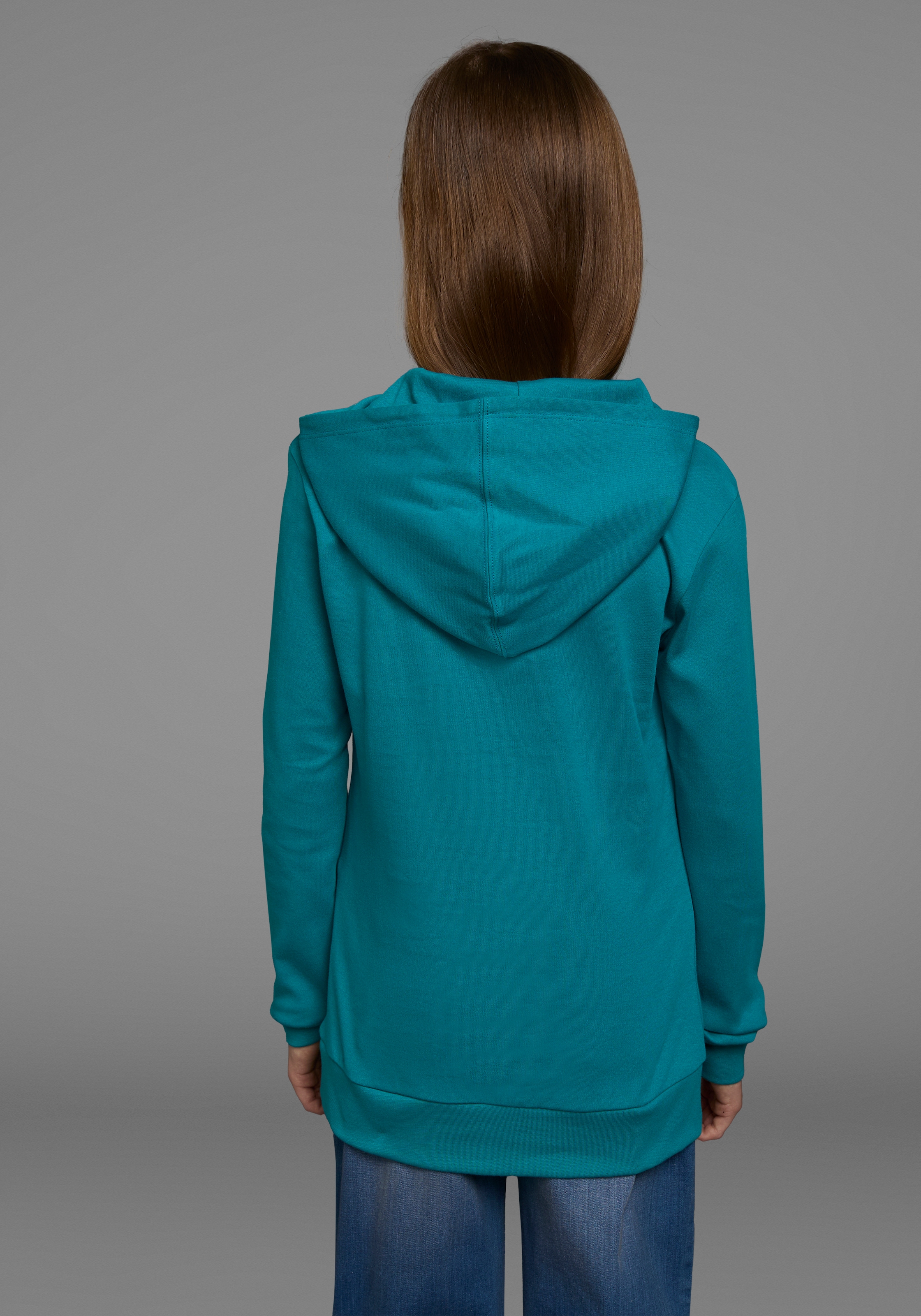KIDSWORLD Kapuzenshirt »SO EASY - Print«, Langarm, Basic-Passform, mit modischen Drucken