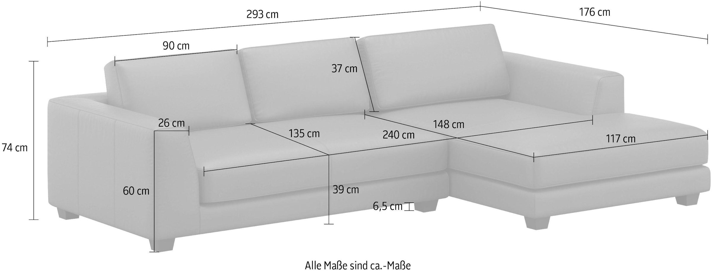 machalke® Ecksofa »atoll, L-Form«