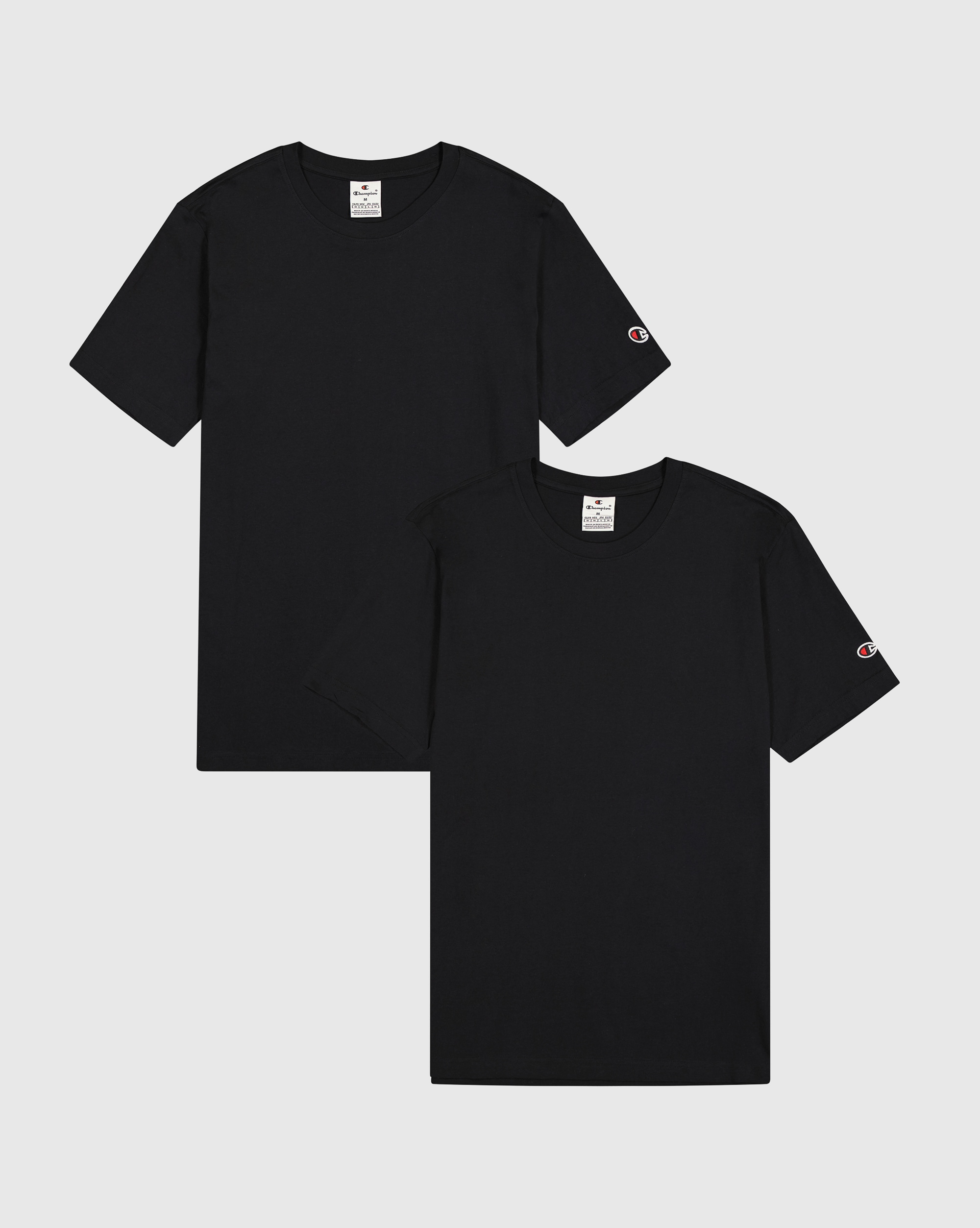 Champion T-Shirt, Basic Shirt, Doppelpack