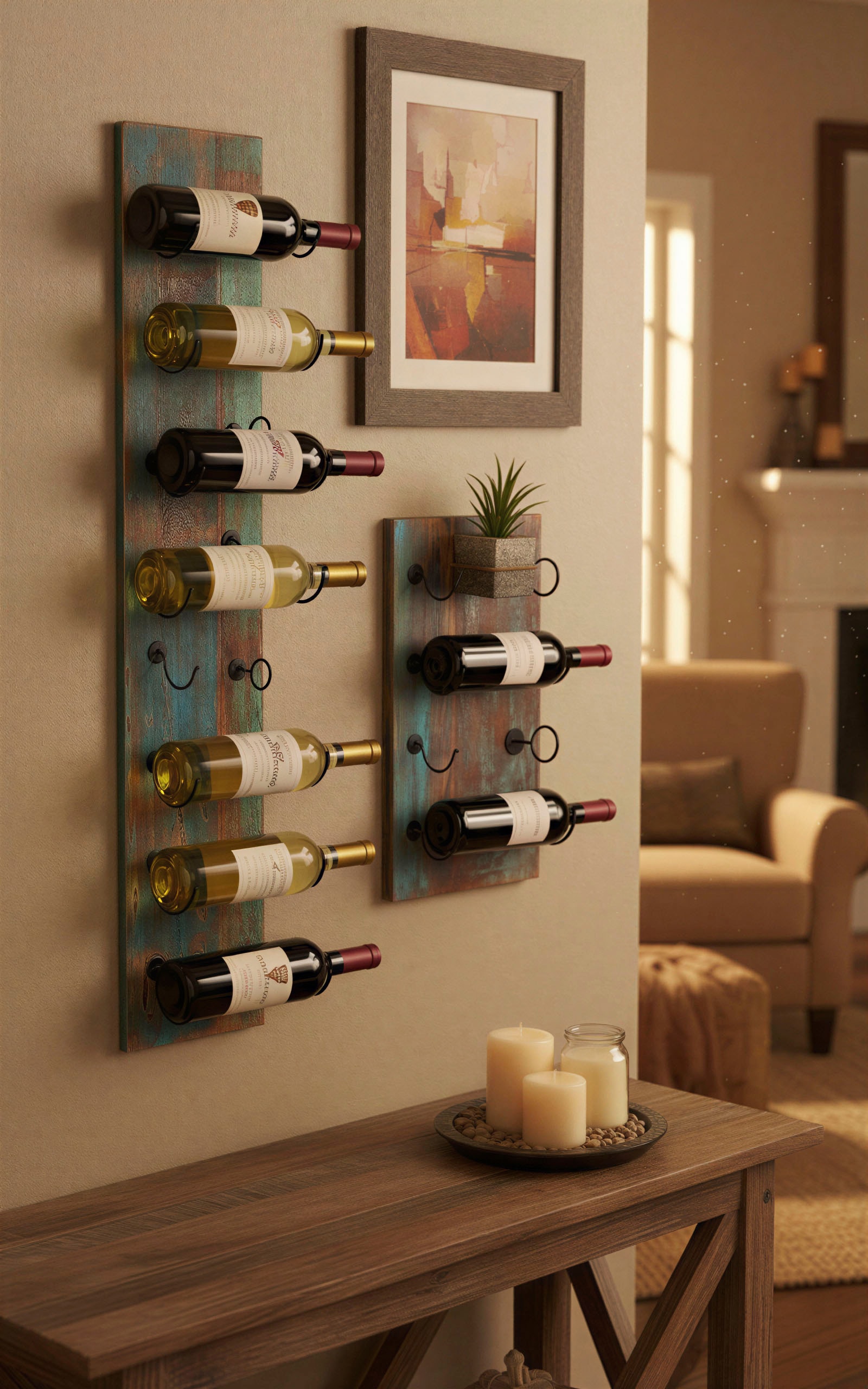 SIT Flaschenregal »Riverboat« Weinregal aus Altholz mit Gebrauchsspuren im Industrial Design