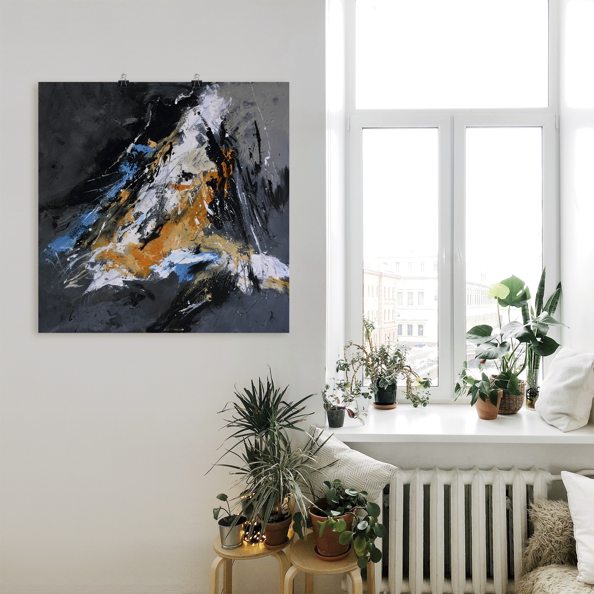 Artland Wandbild »Abstrakt X«, Gegenstandslos, (1 St.), als Leinwandbild, Poster in verschied. Grössen