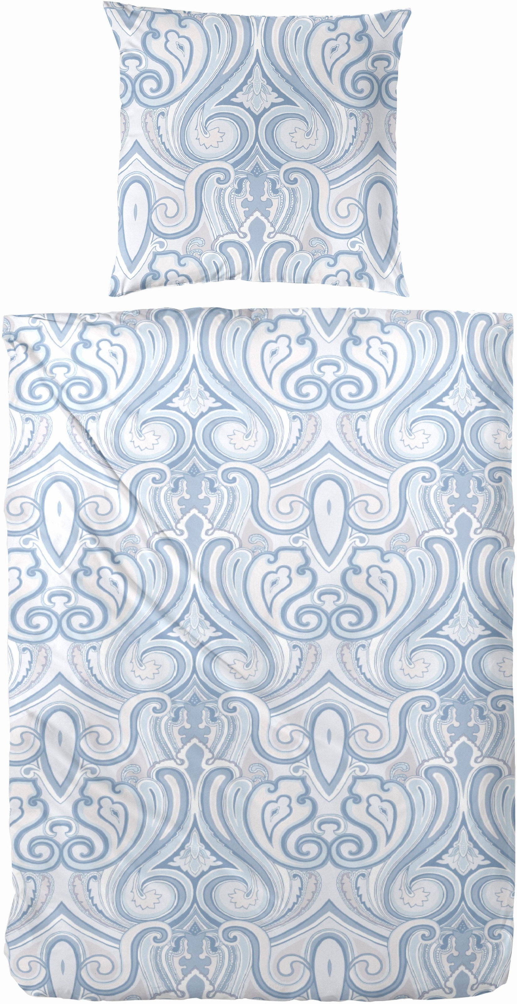 Image of Primera Bettwäsche "Eisblume" 2 Stk. mit abstraktem Blumenmuster