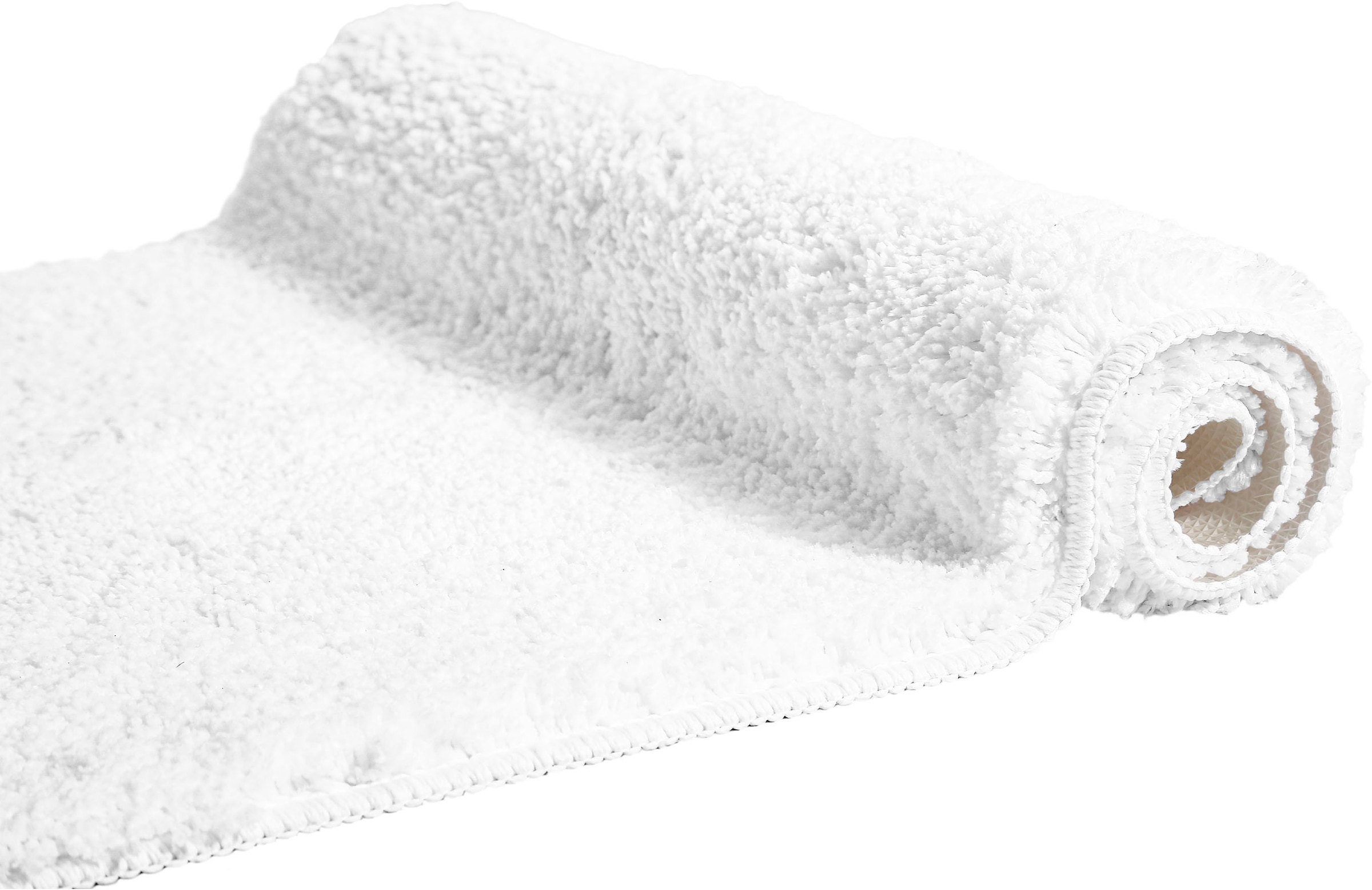 my home Tapis de bain »Inga, Badezimmer Teppich, Badvorleger« Höhe 20 mm Badteppich, unifarben, weich, als halbrund und rechteckig erhältlich